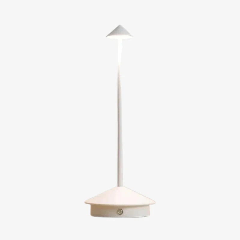 Lámpara de mesa cónica Niraava