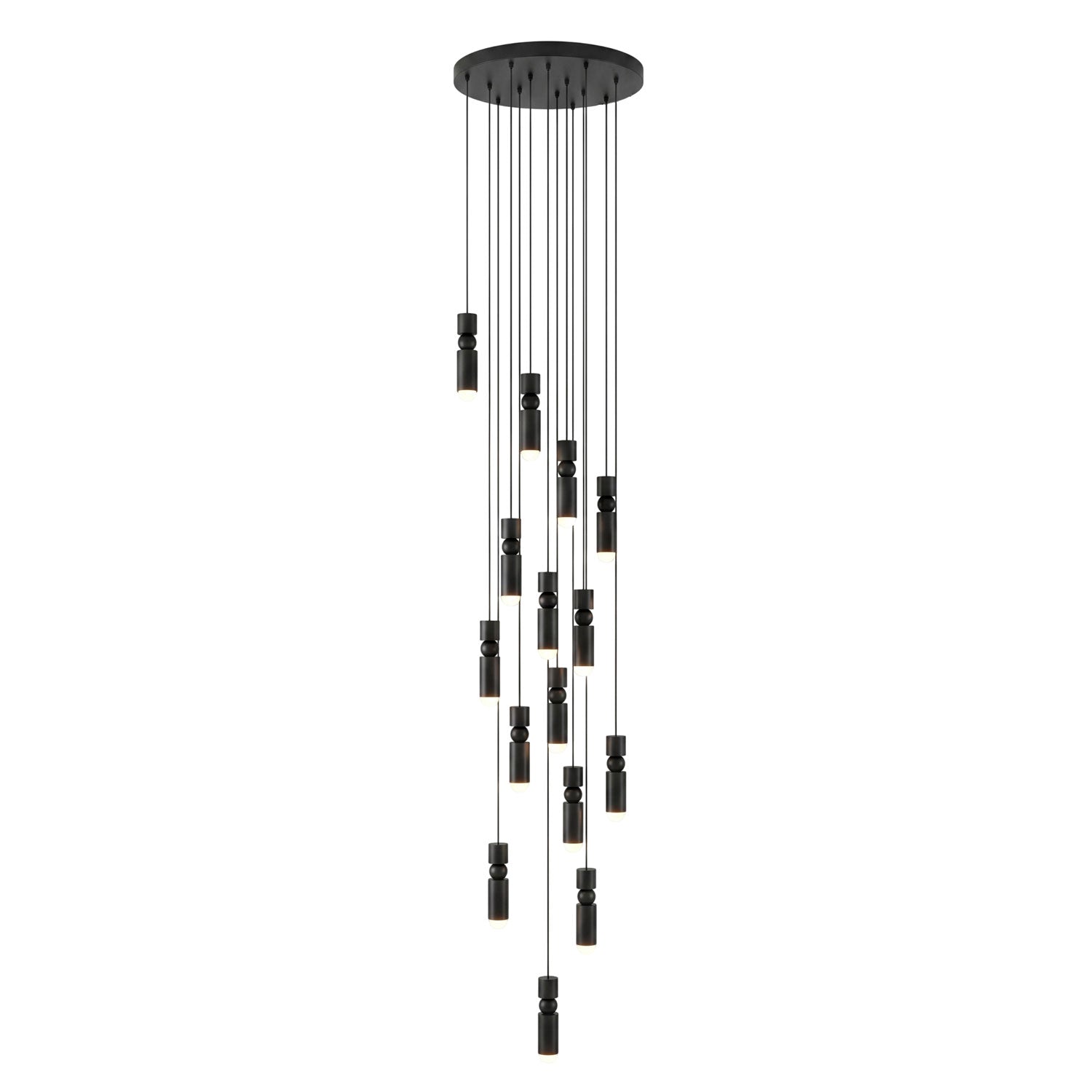 Lámpara colgante tubular Lirioara