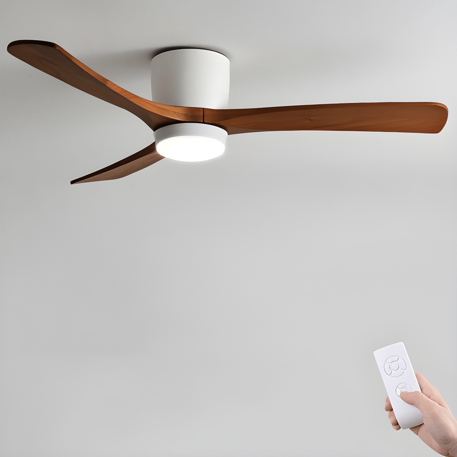 Ventilador de techo LED de madera Looma