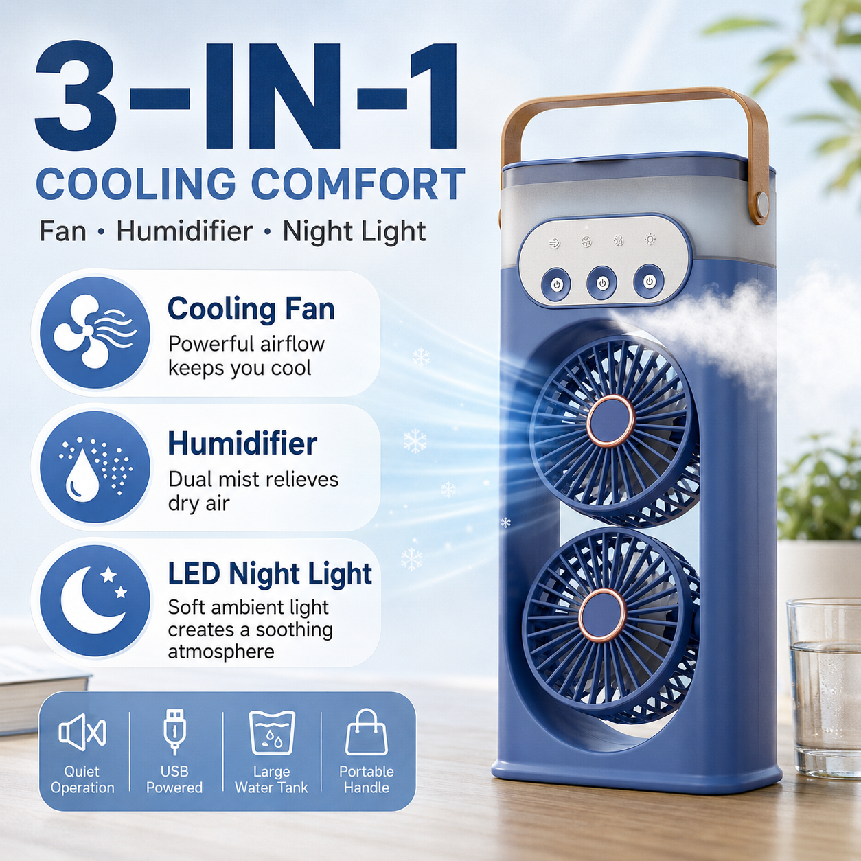 Ventilador humidificador Briora
