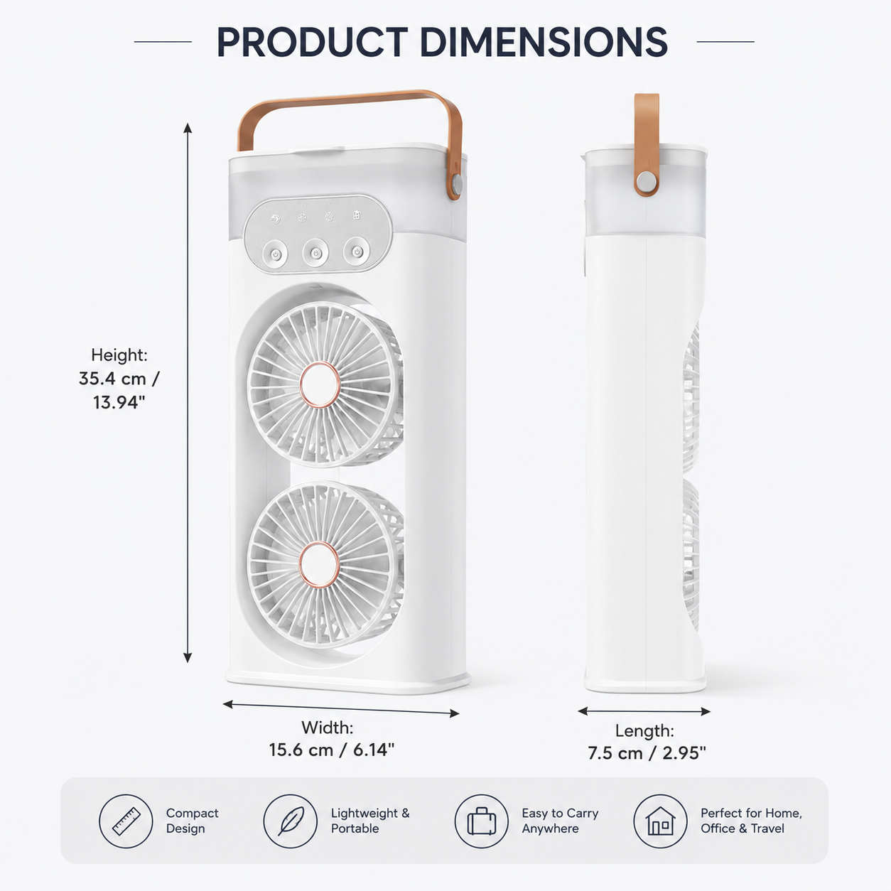 Ventilador humidificador Briora