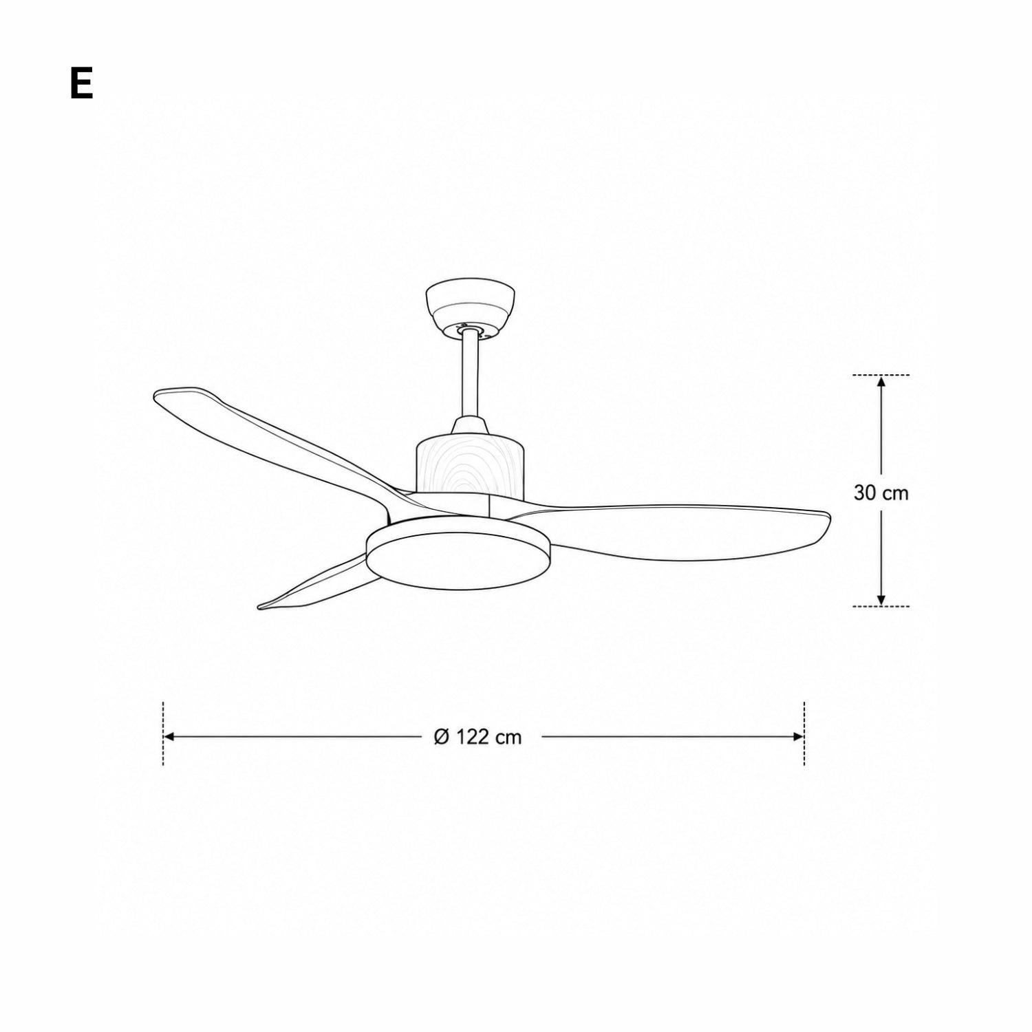 Ventilador de techo Gemaela