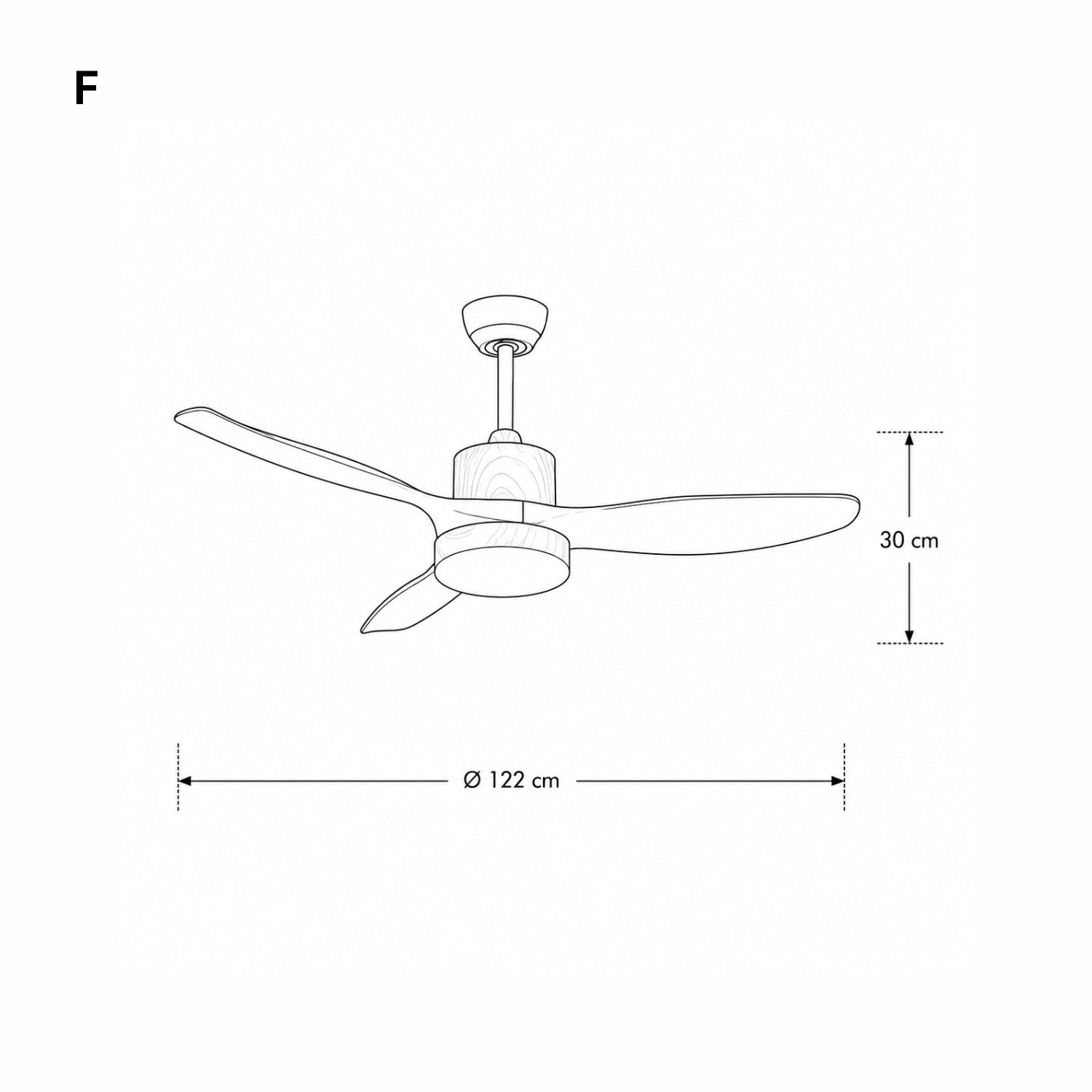 Ventilador de techo Gemaela