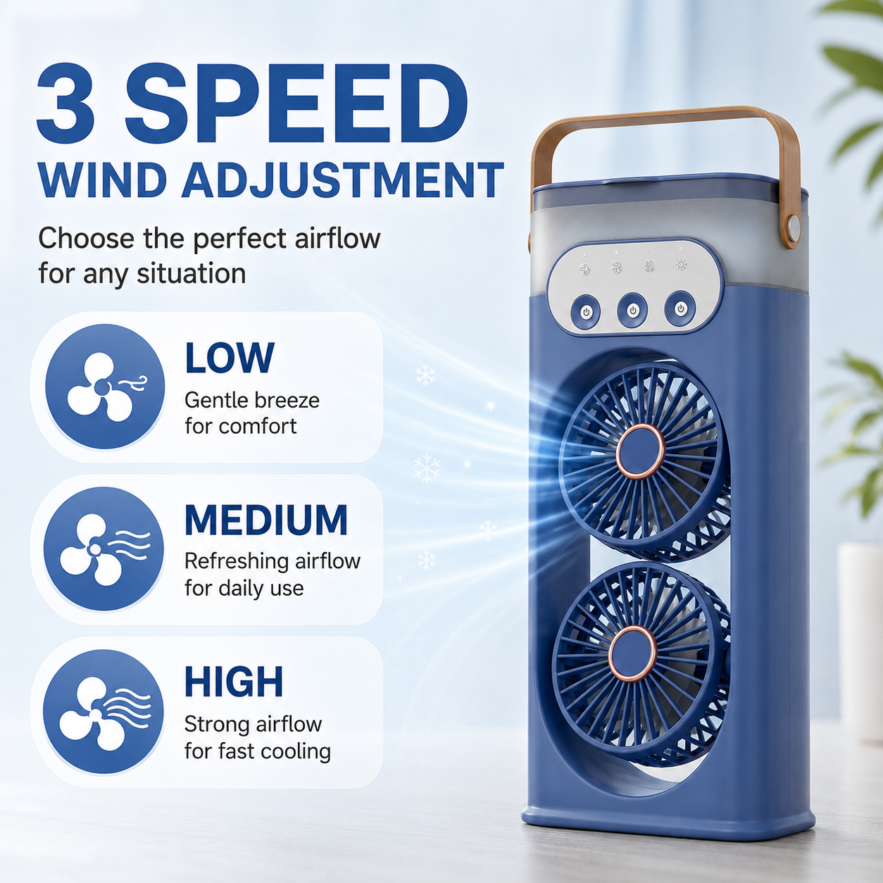 Ventilador humidificador Briora
