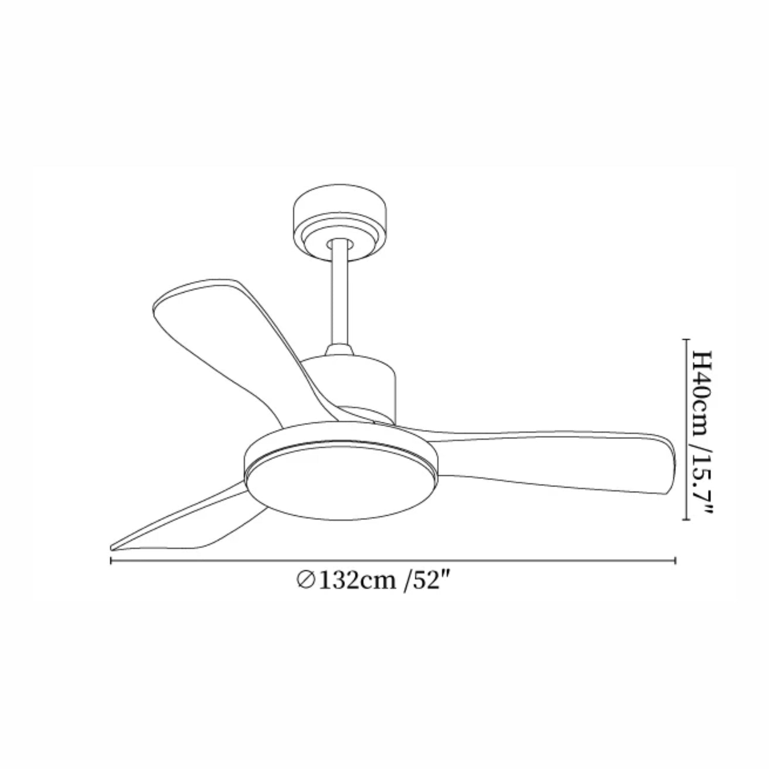 Ventilador de techo Cruzel