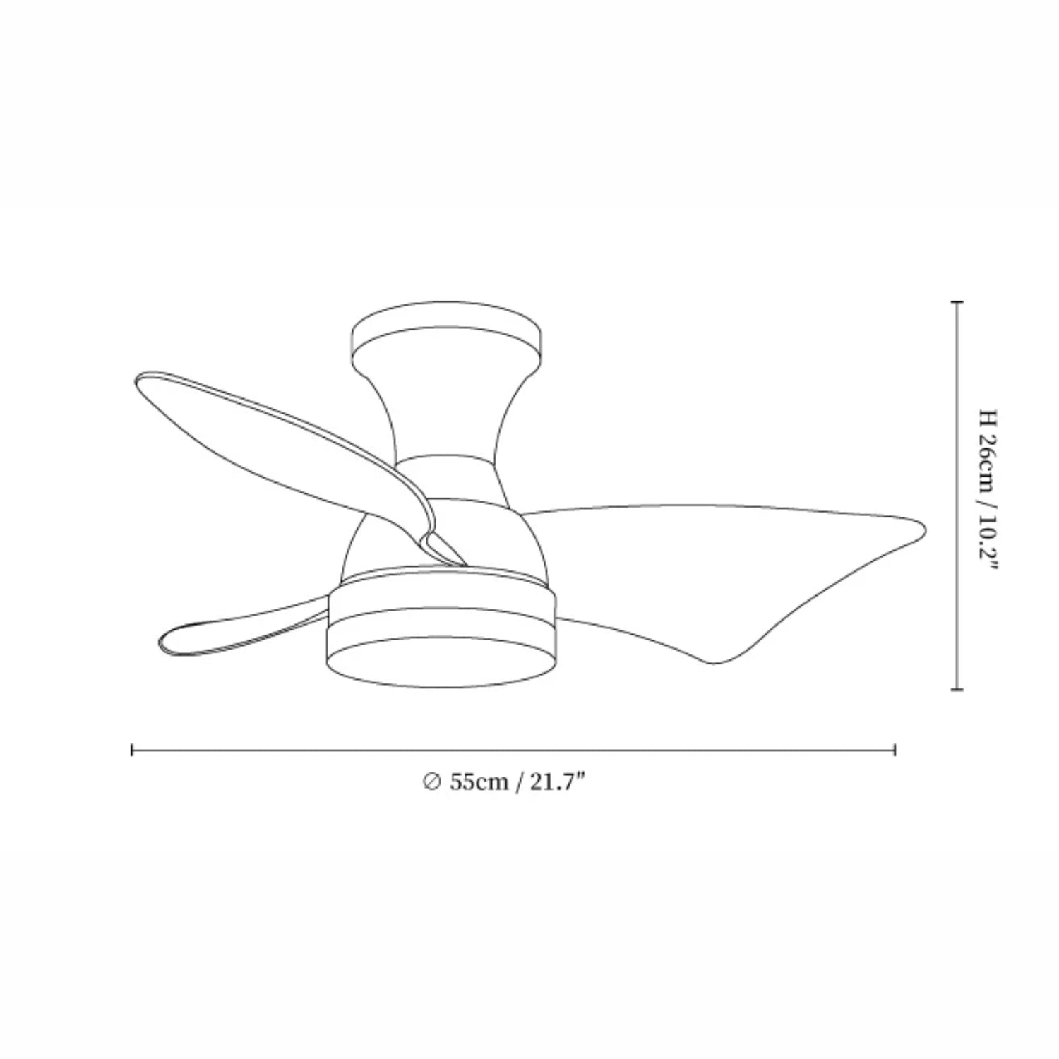 Ventilador de techo Nalaa