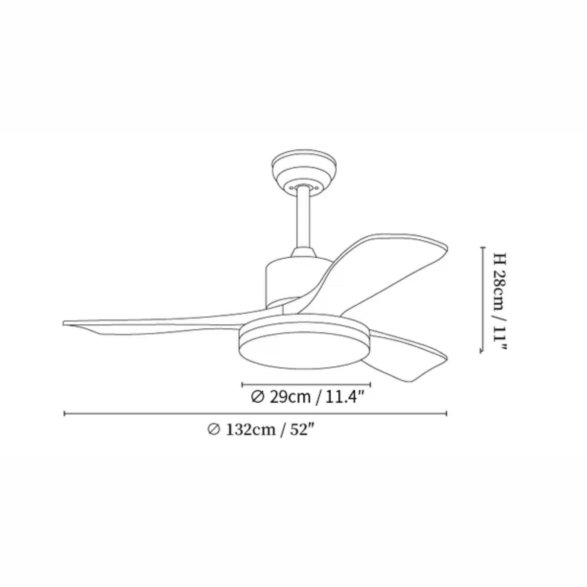 Ventilador de techo Floreva
