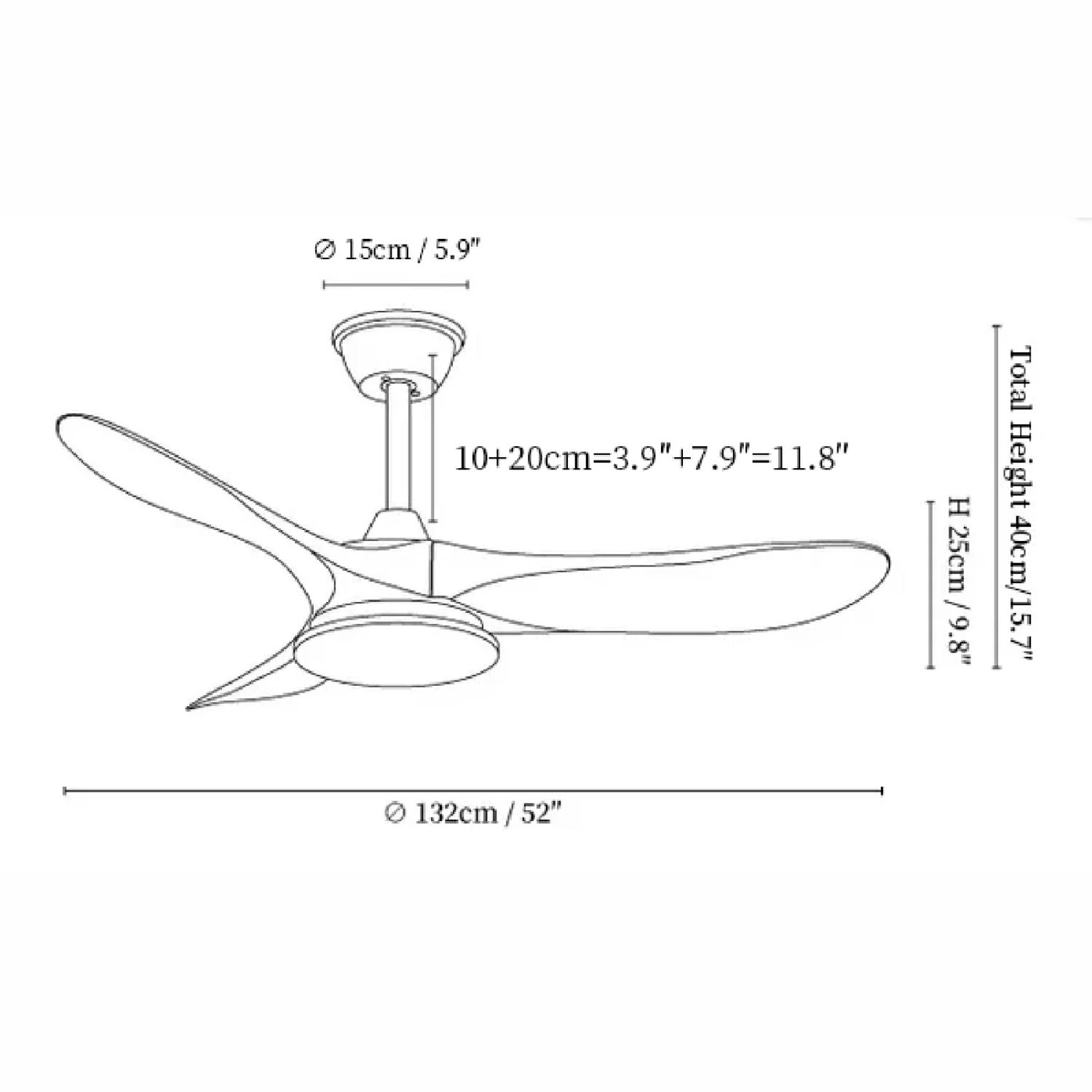 Ventilador de techo Nacarea