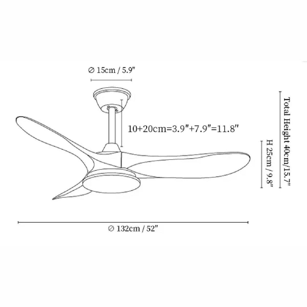 Ventilador de techo Laraena