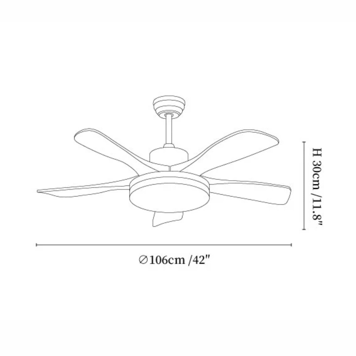 Ventilador de techo Anaolo