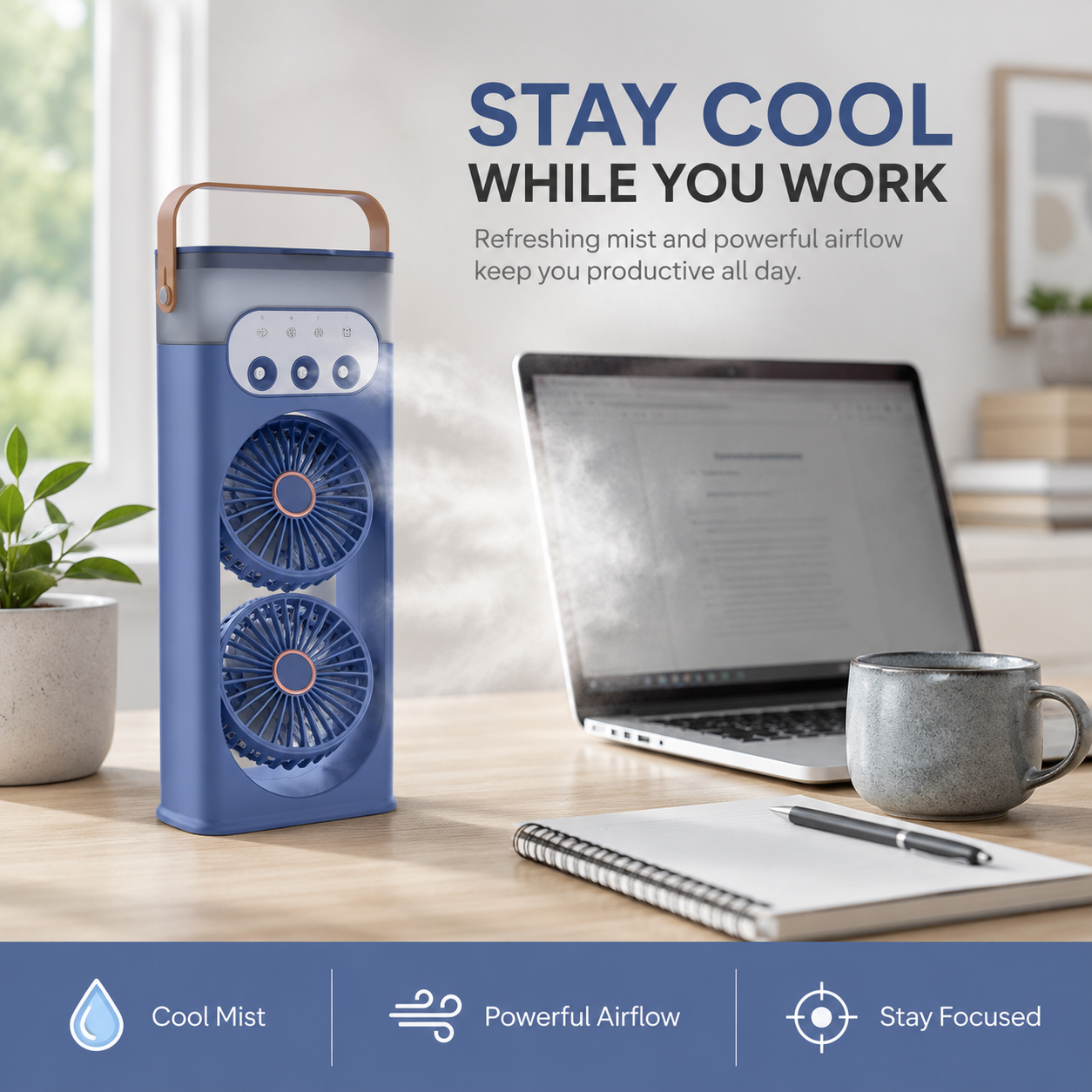 Ventilador humidificador Briora