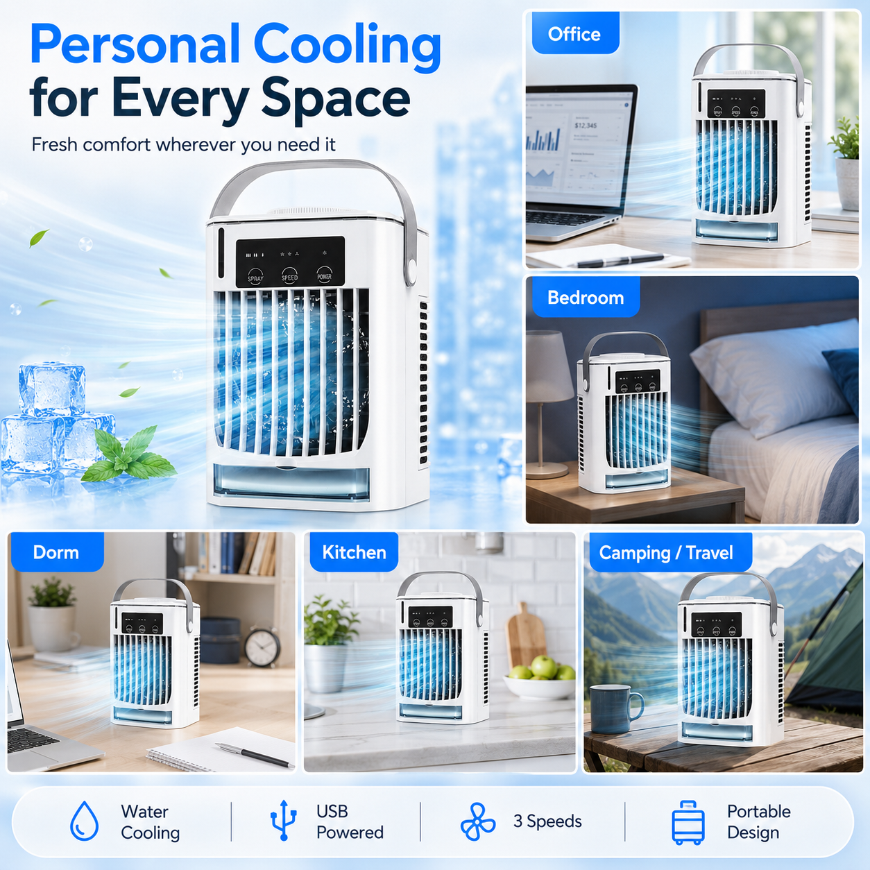Ventilador evaporativo Costaia