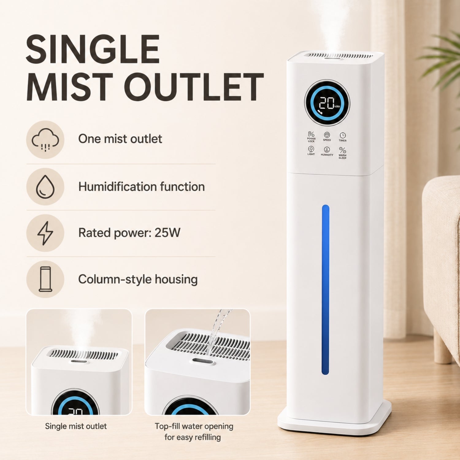 ELZA - Humidificador de columna