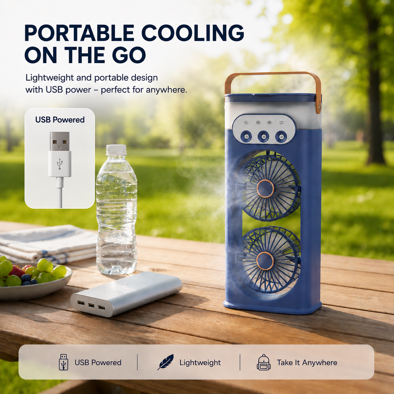 Ventilador humidificador Briora