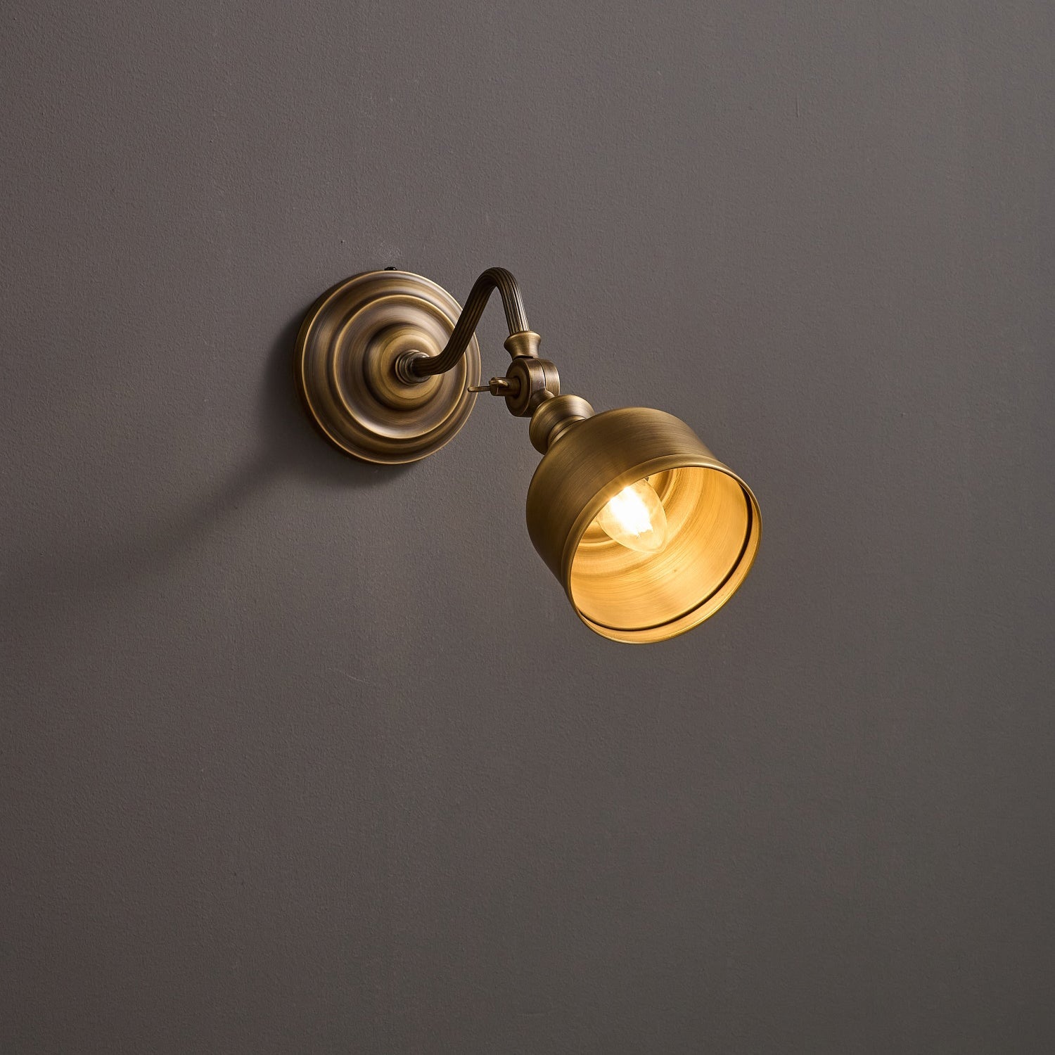 Aplique de pared vintage Nacarano