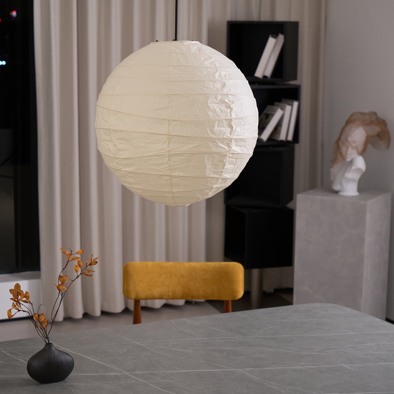 Lámpara colgante globo Florara