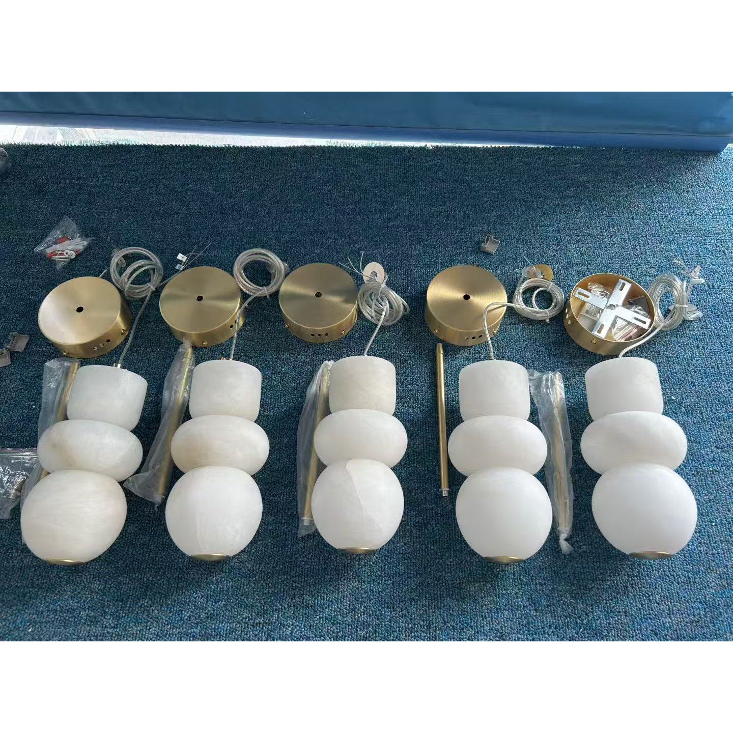 Lámpara colgante tubular Noraoa