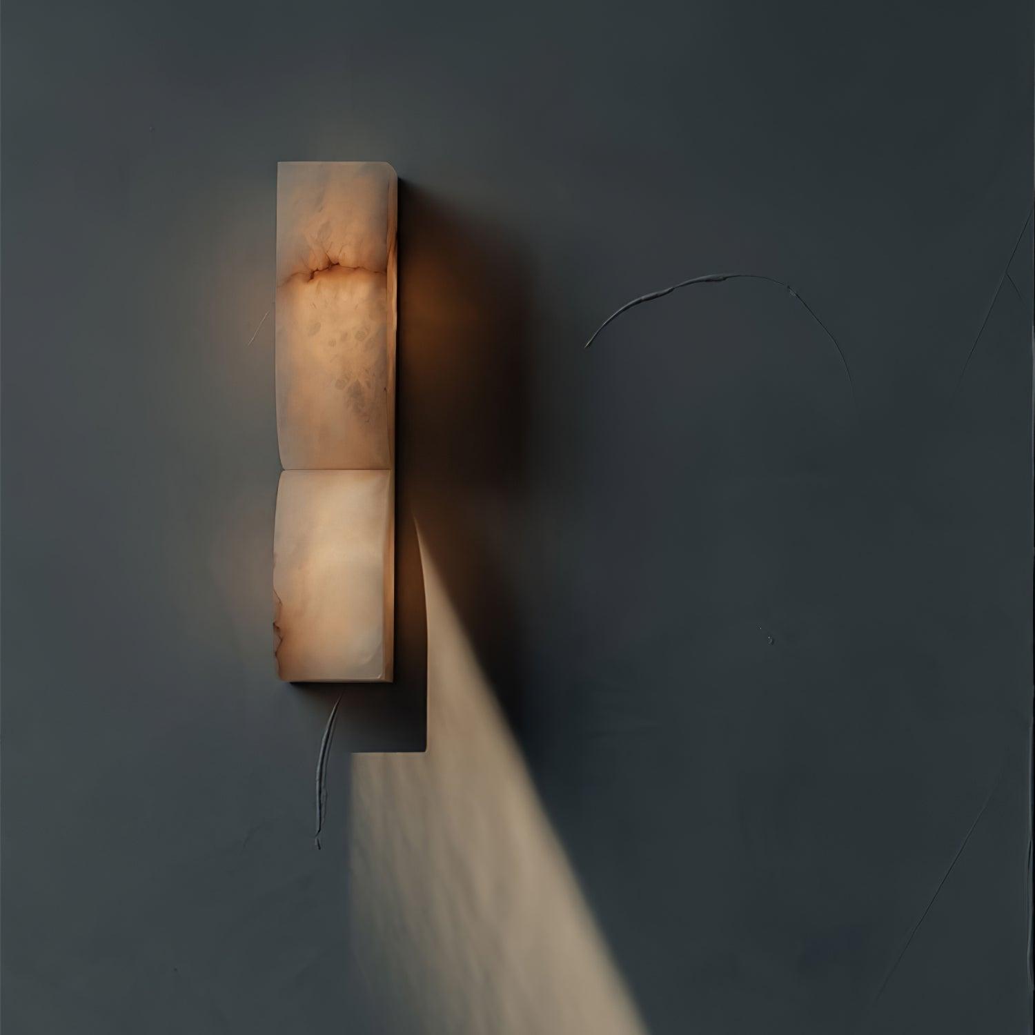 Lámpara de pared de alabastro Irelso