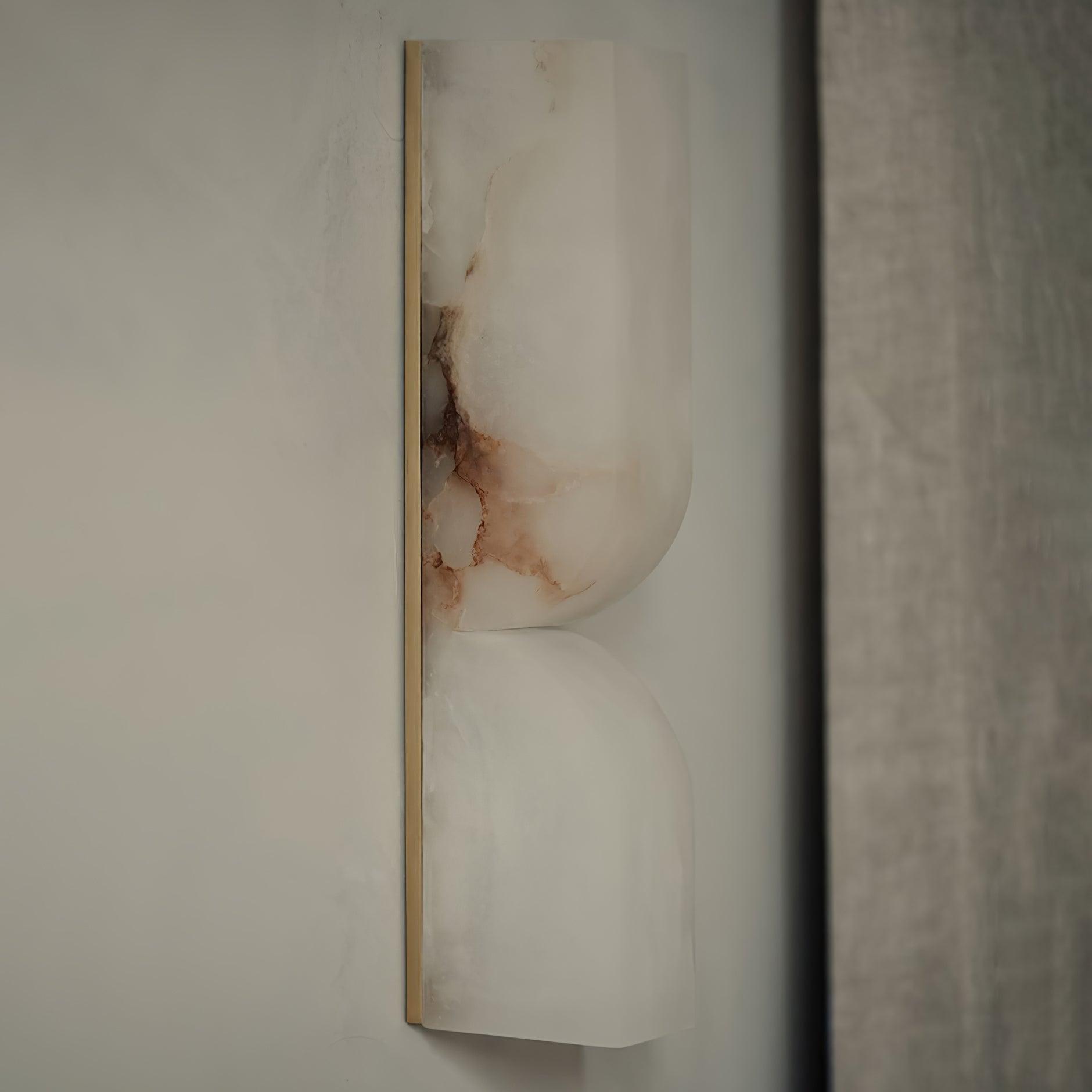 Lámpara de pared de alabastro Irelso