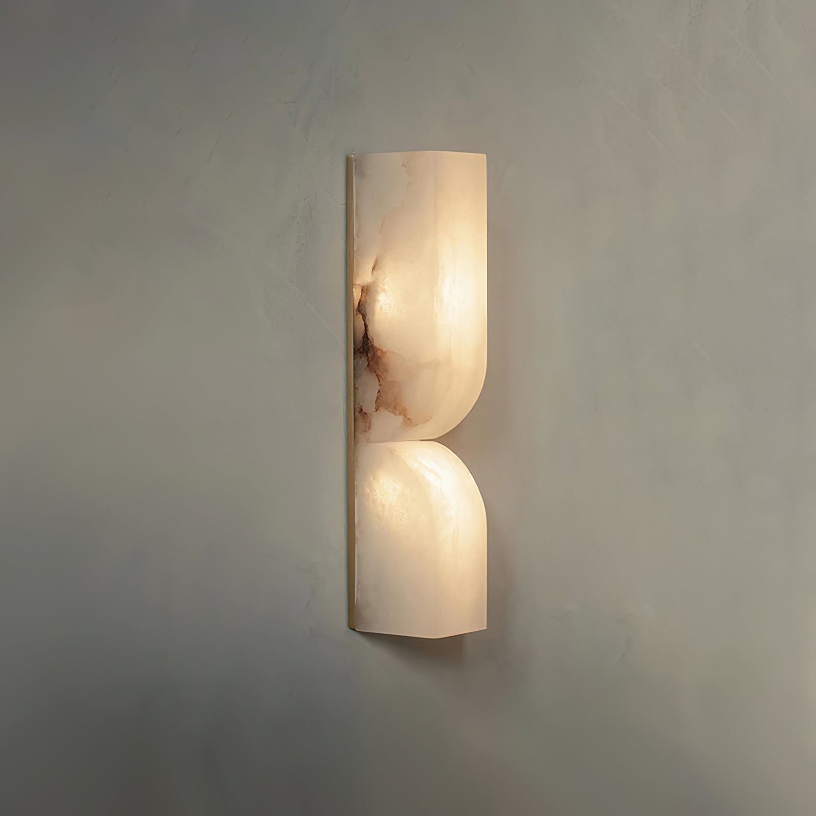 Lámpara de pared de alabastro Irelso