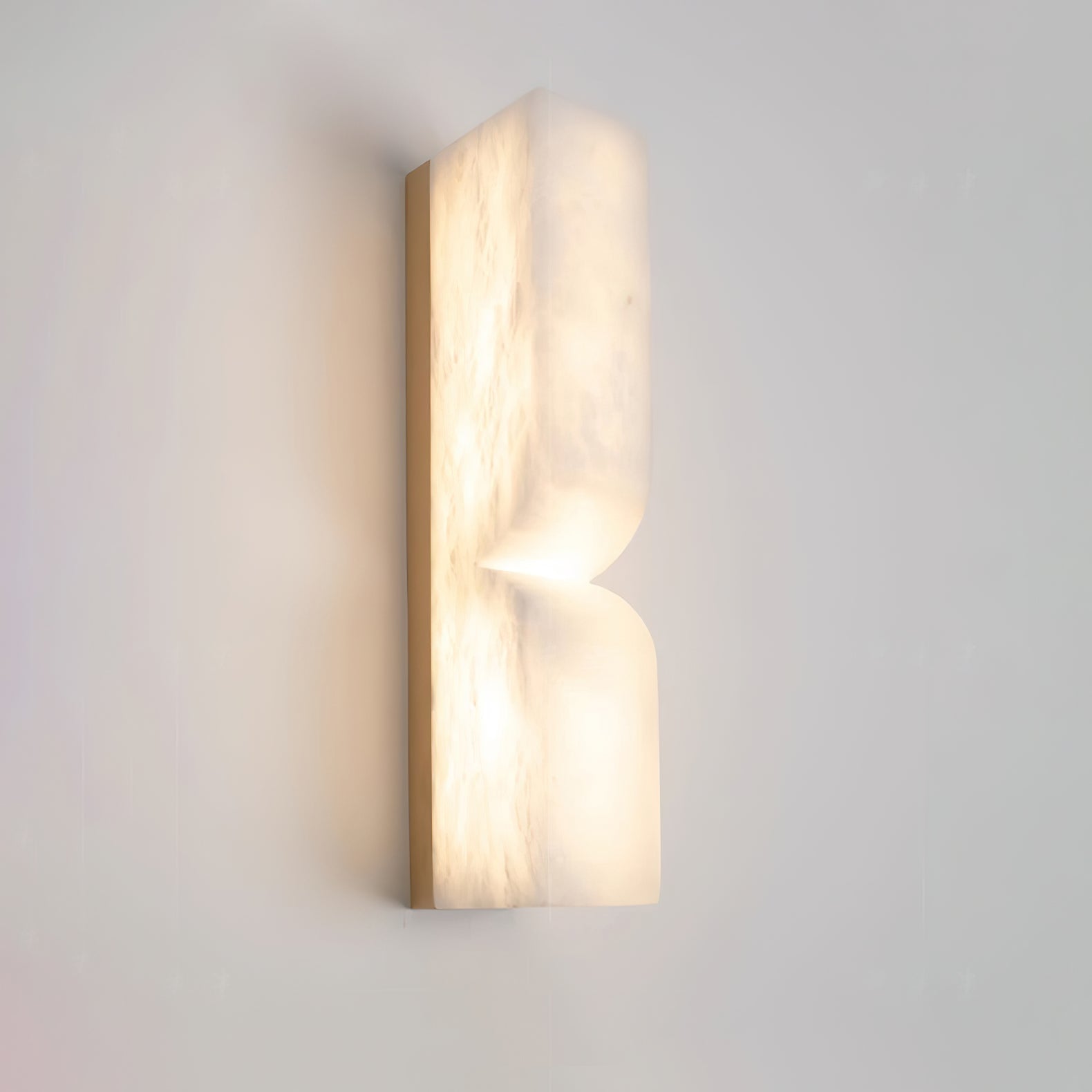 Lámpara de pared de alabastro Irelso