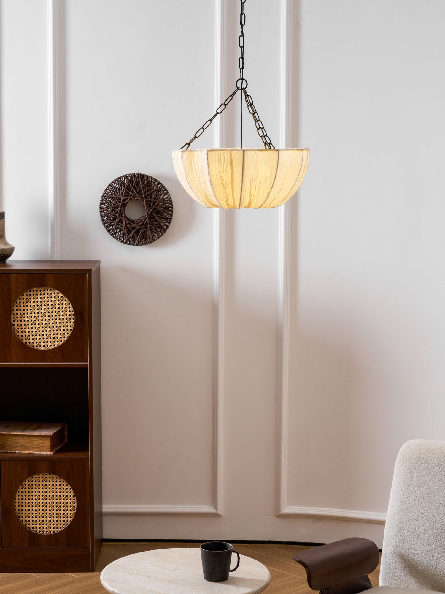 Lámpara colgante Lunaena