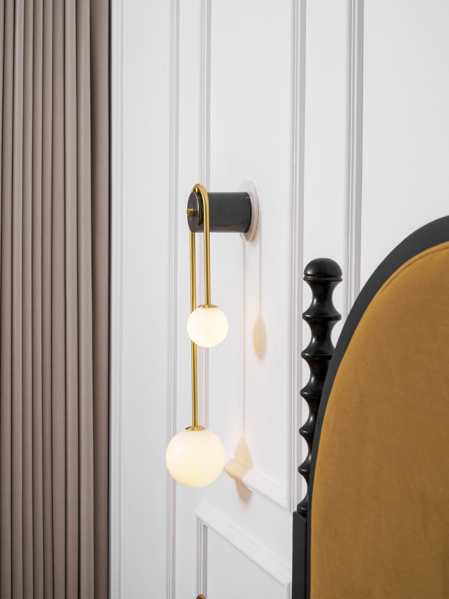 Aplique de pared curvo Dareal