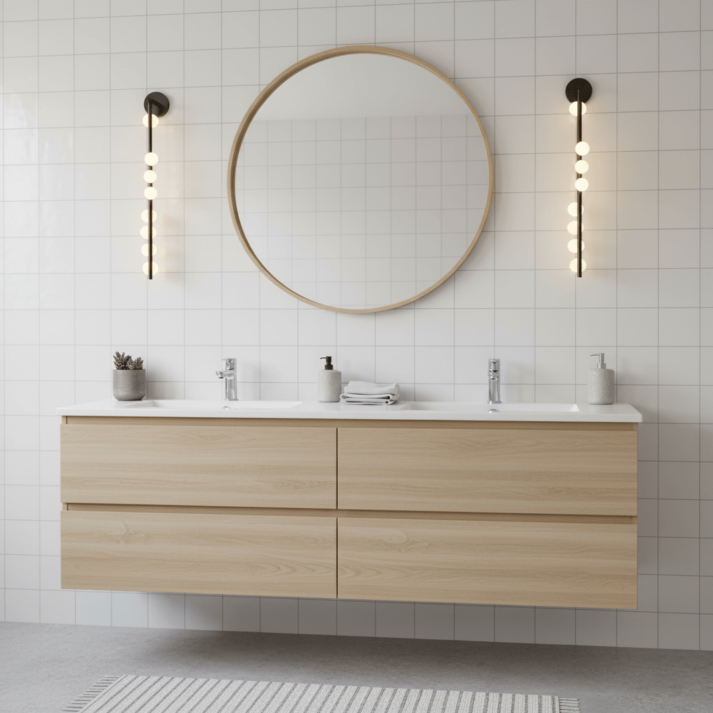 Aplique de pared tubular Masebel