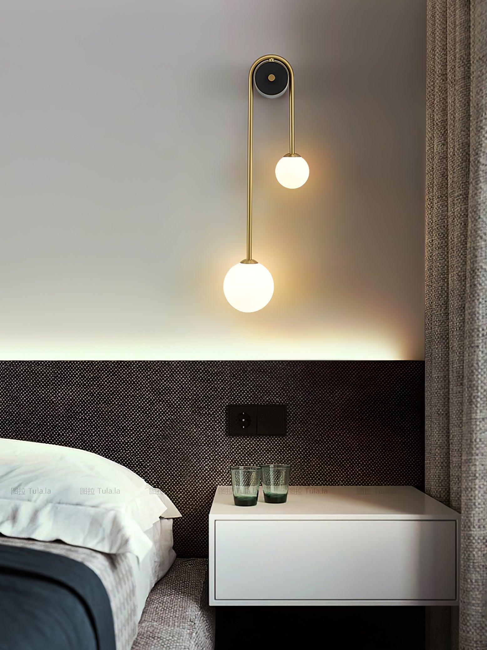 Aplique de pared curvo Dareal