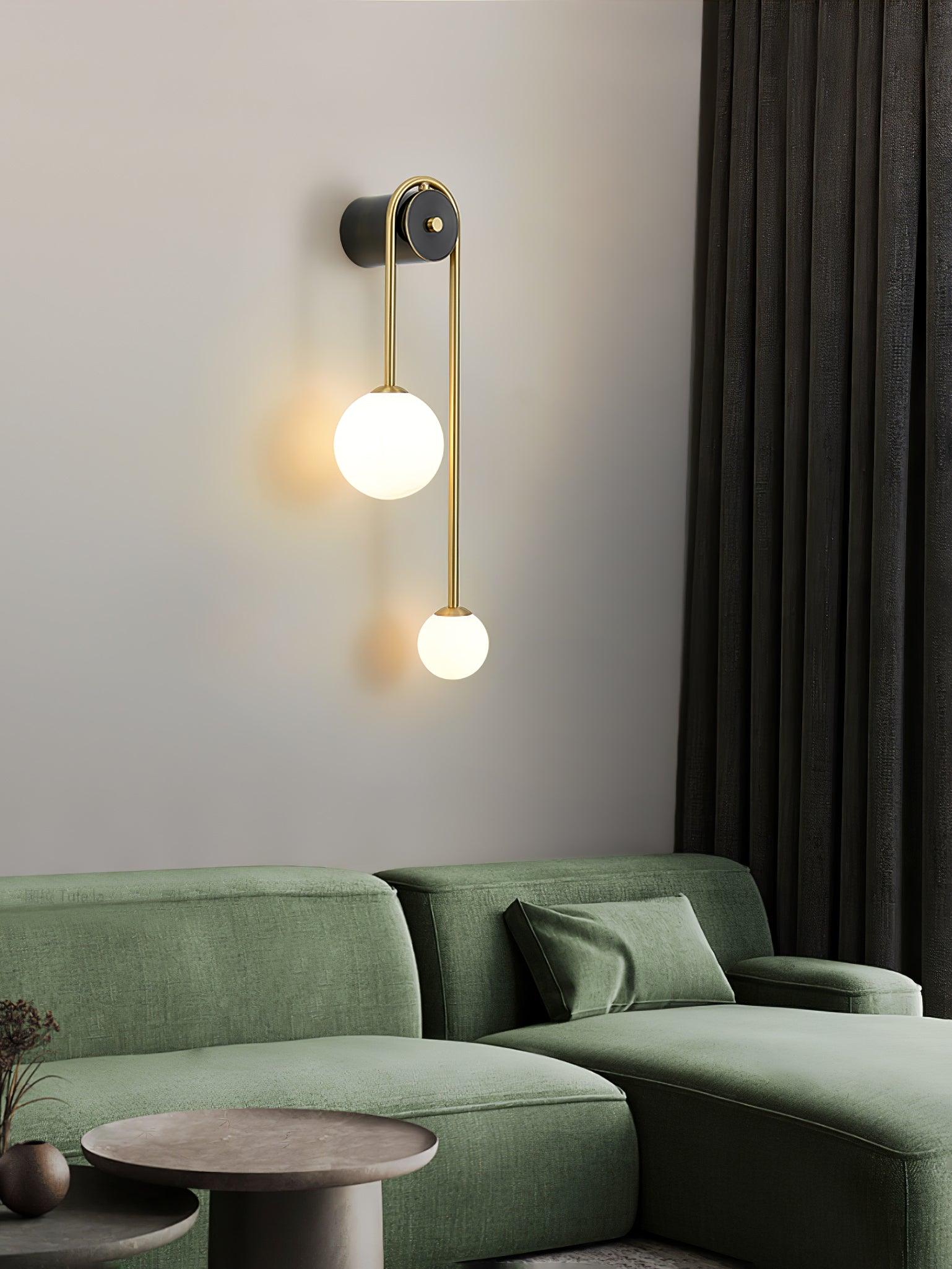 Aplique de pared curvo Dareal