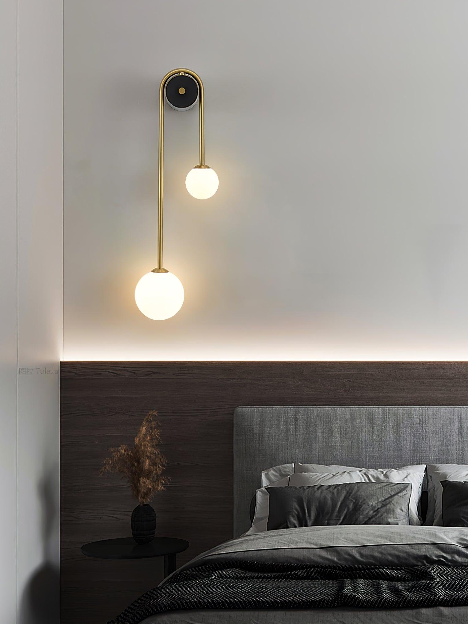 Aplique de pared curvo Dareal