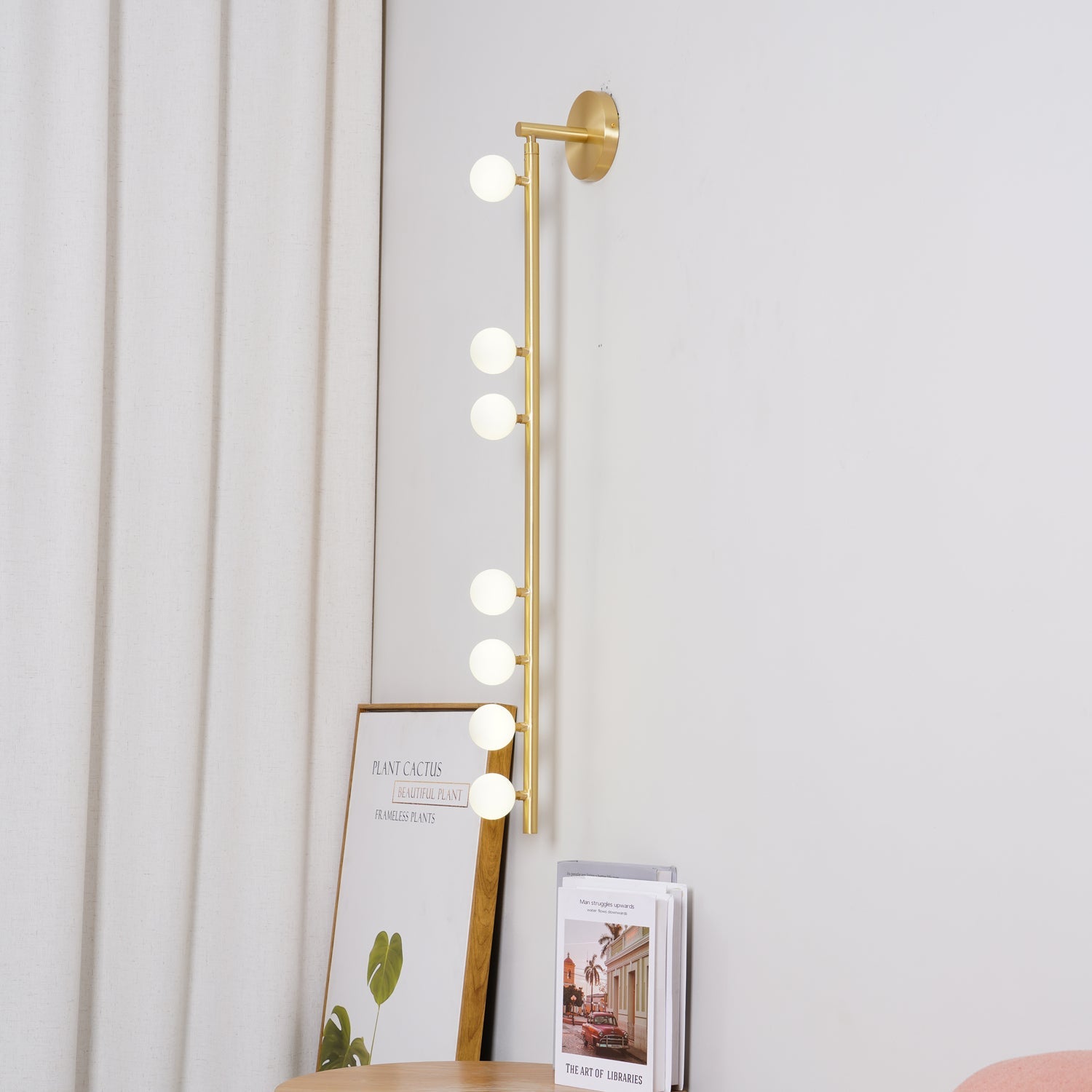 Aplique de pared tubular Masebel
