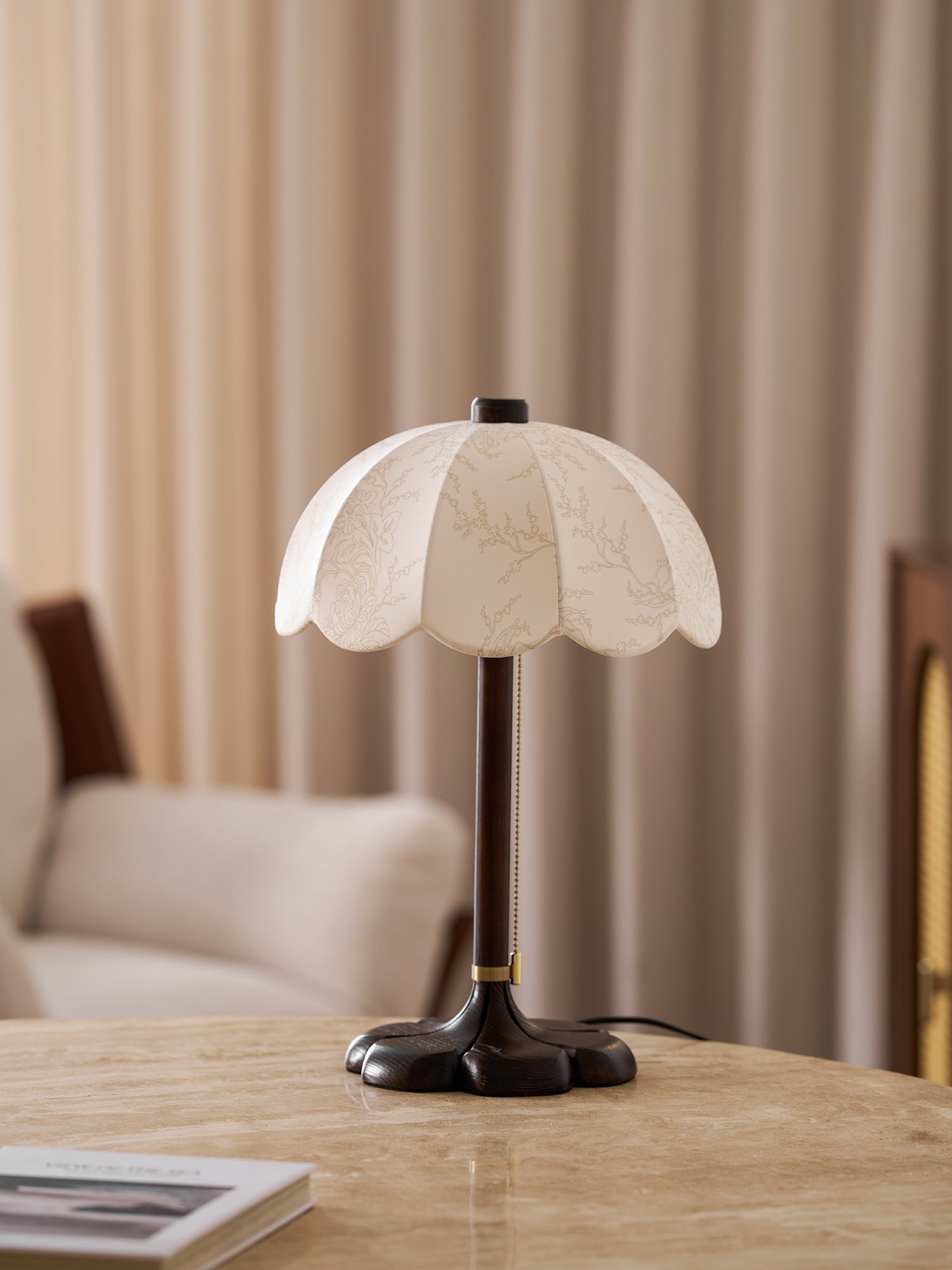 Lámpara de mesa vintage Mavilo