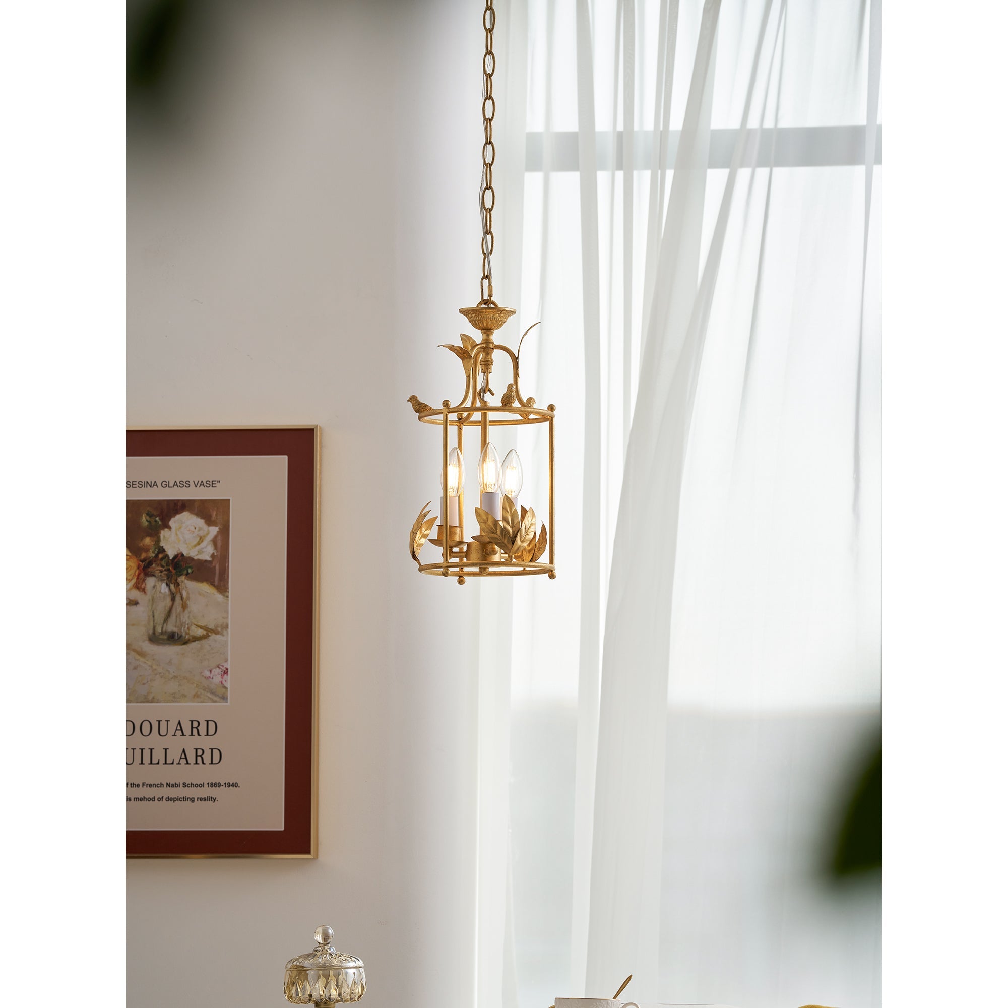 Lámpara colgante farol Celi