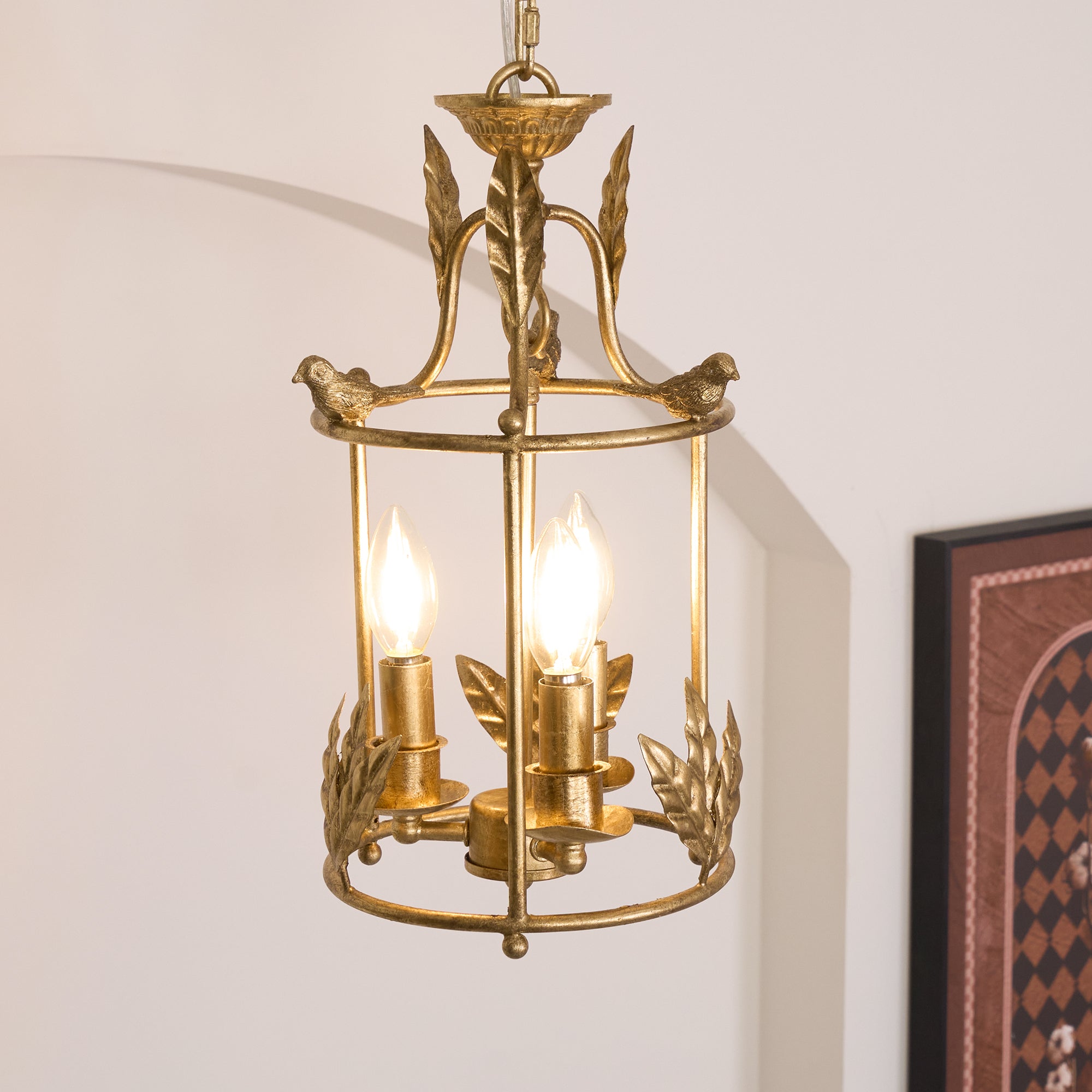 Lámpara colgante farol Celi