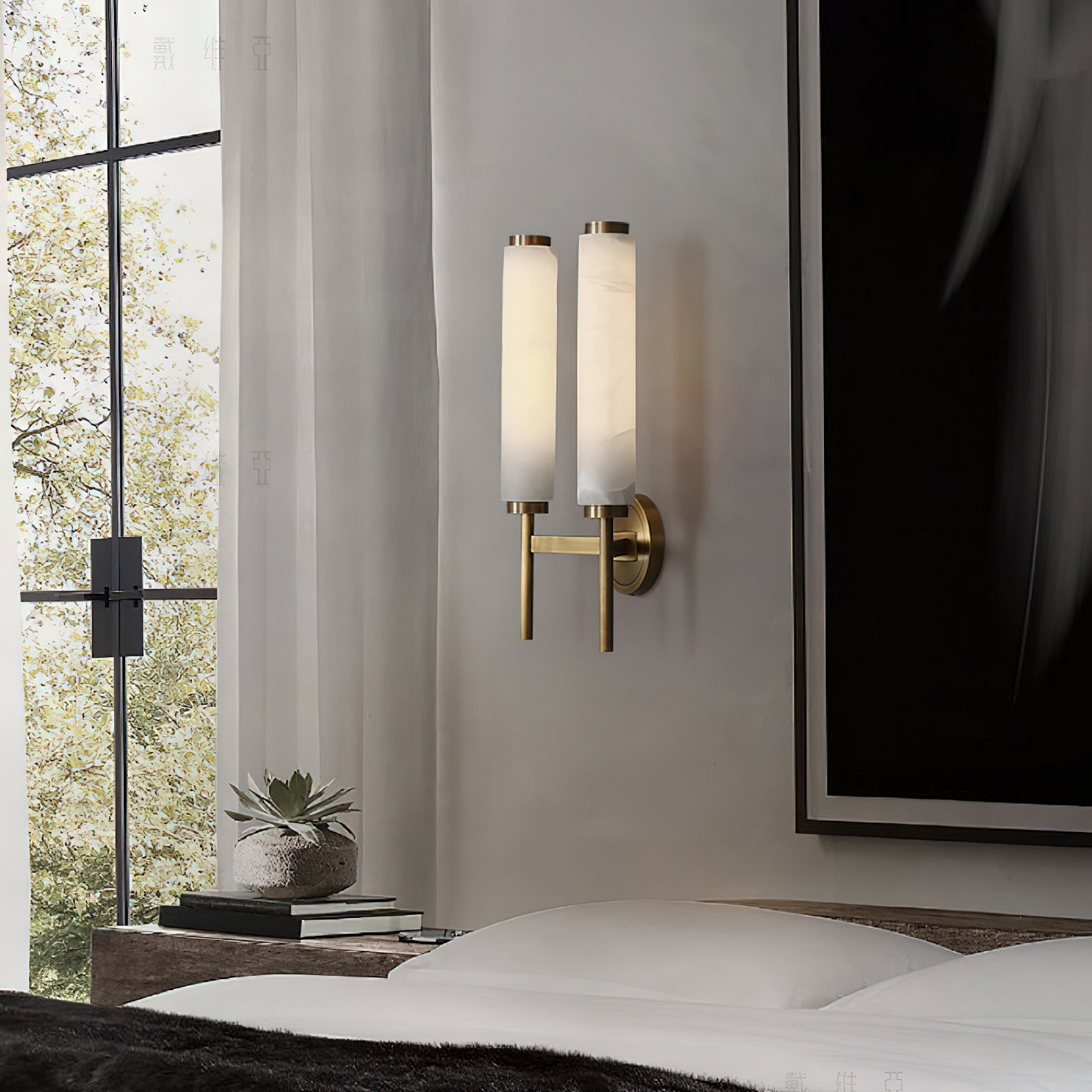 Aplique de pared tubular Aroono