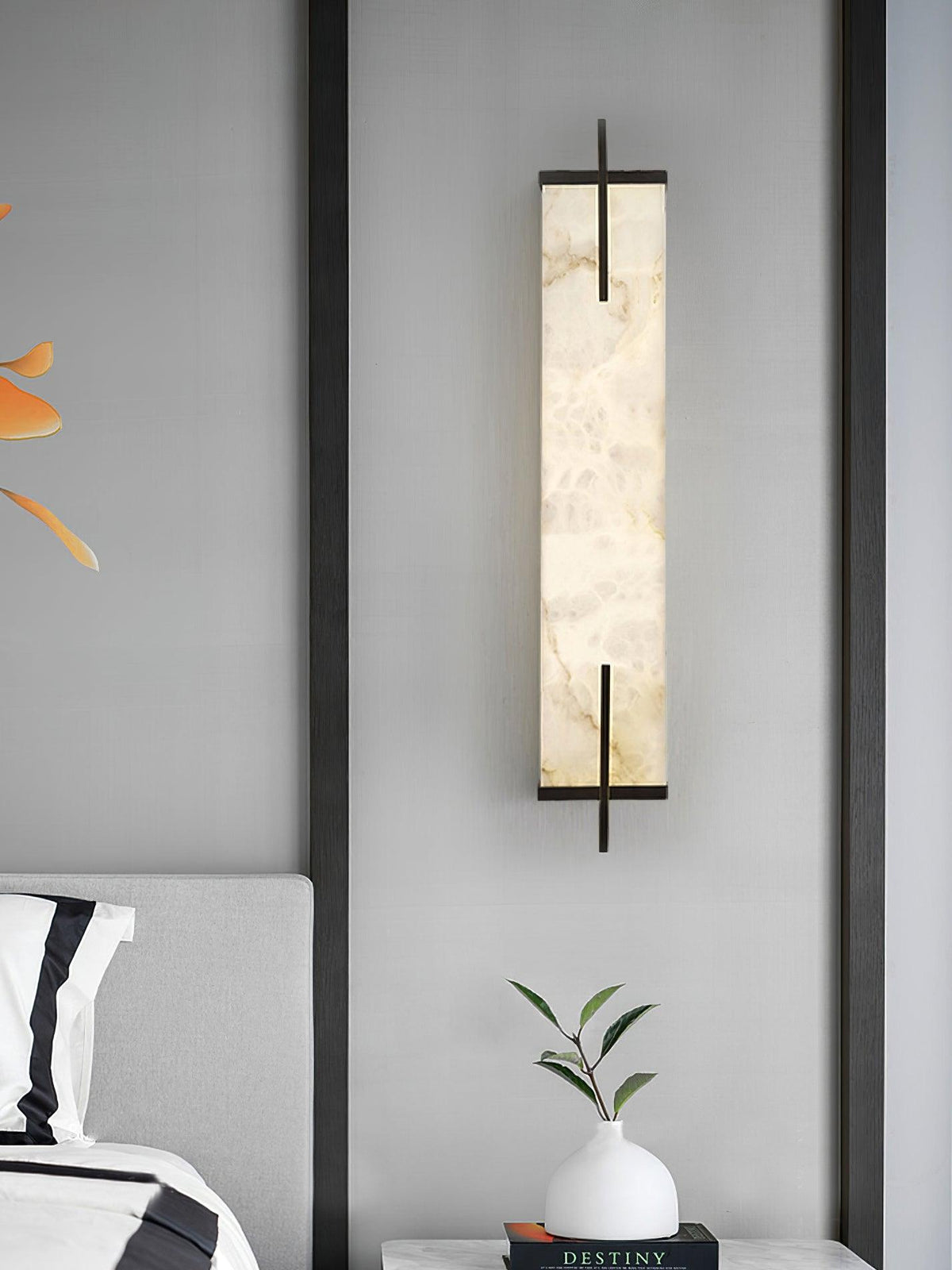 Calliope Alabaster Wall Sconce – detail 23
