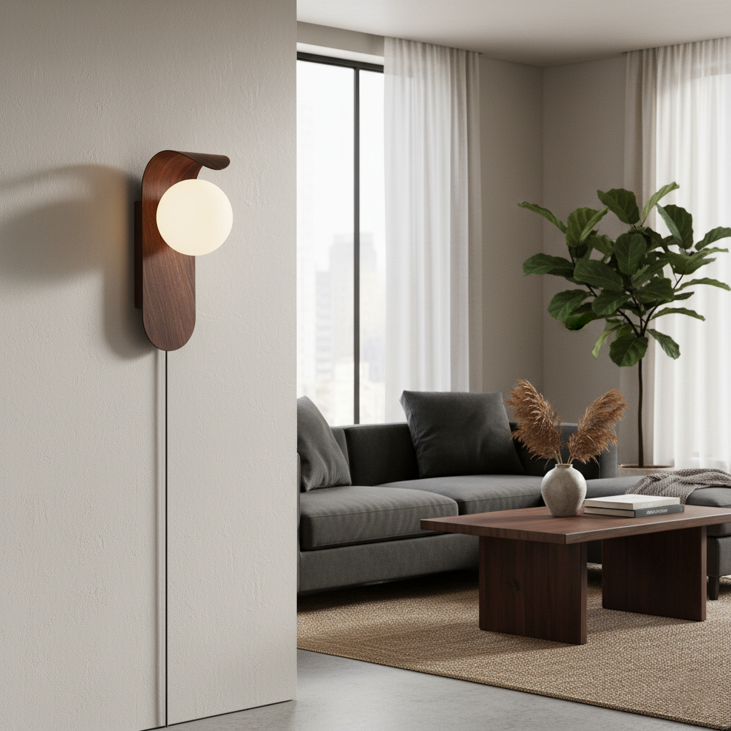 Aplique de pared globo Olbel