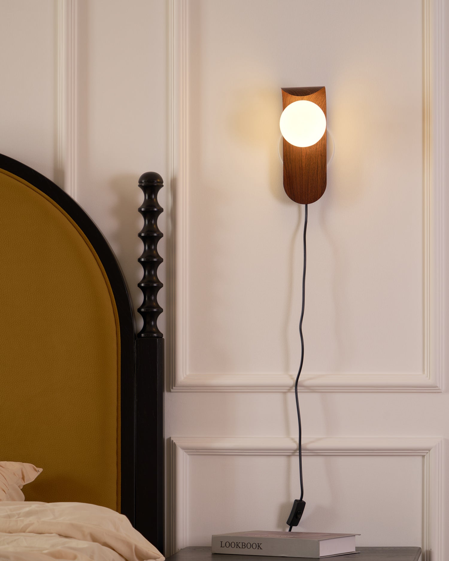 Aplique de pared globo Olbel