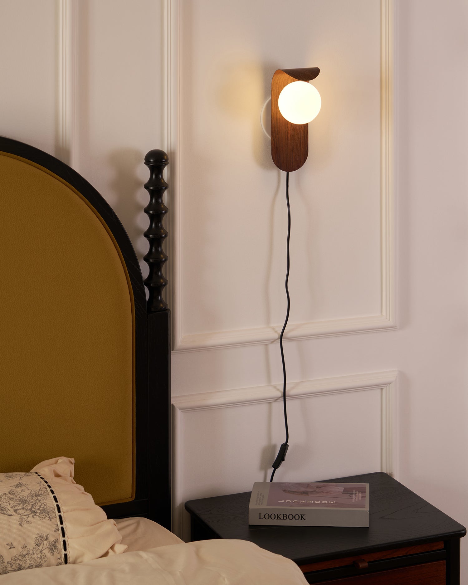 Aplique de pared globo Olbel