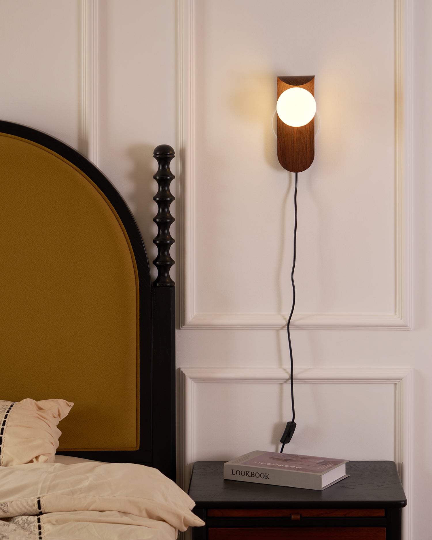 Aplique de pared globo Olbel