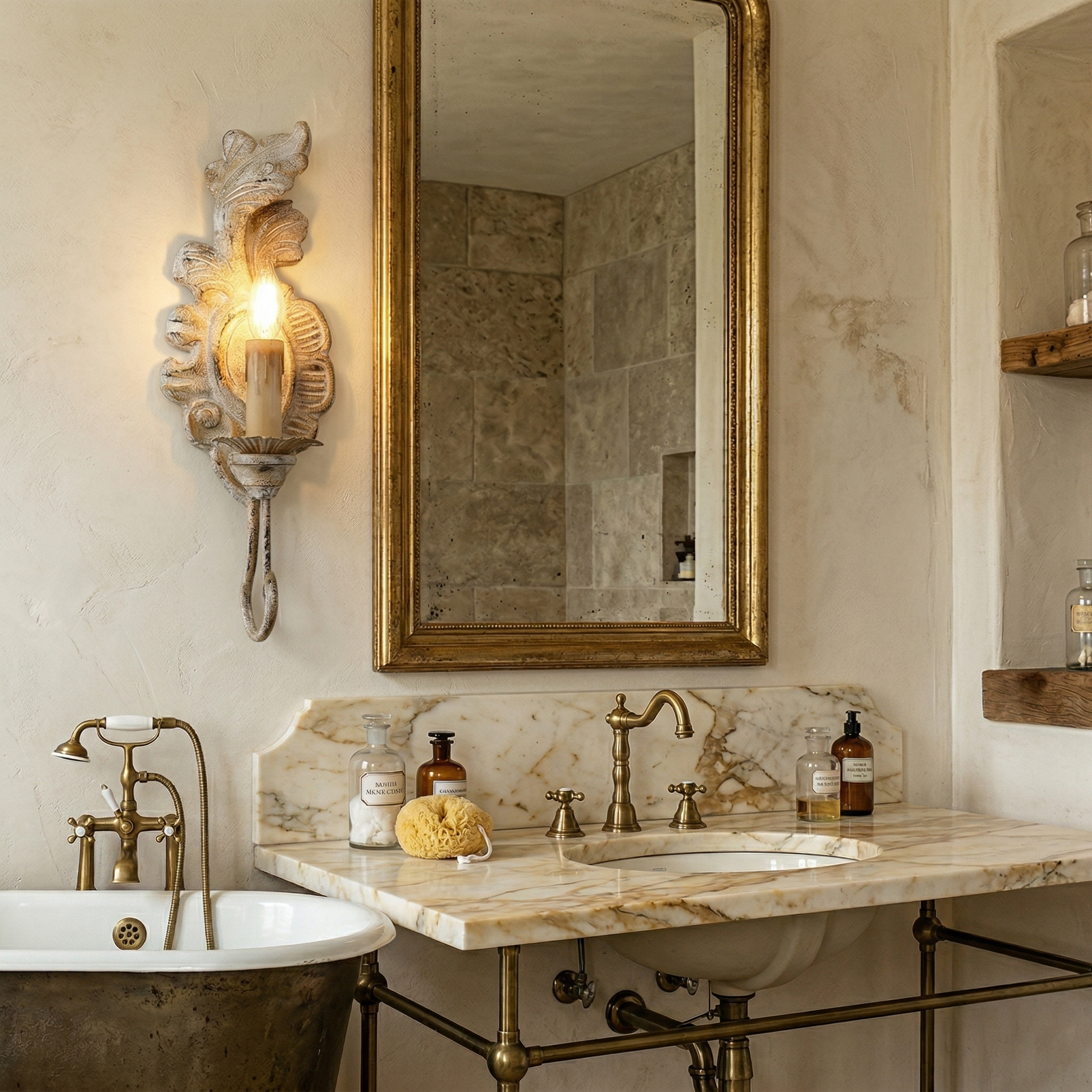 Aplique de pared vintage Mose