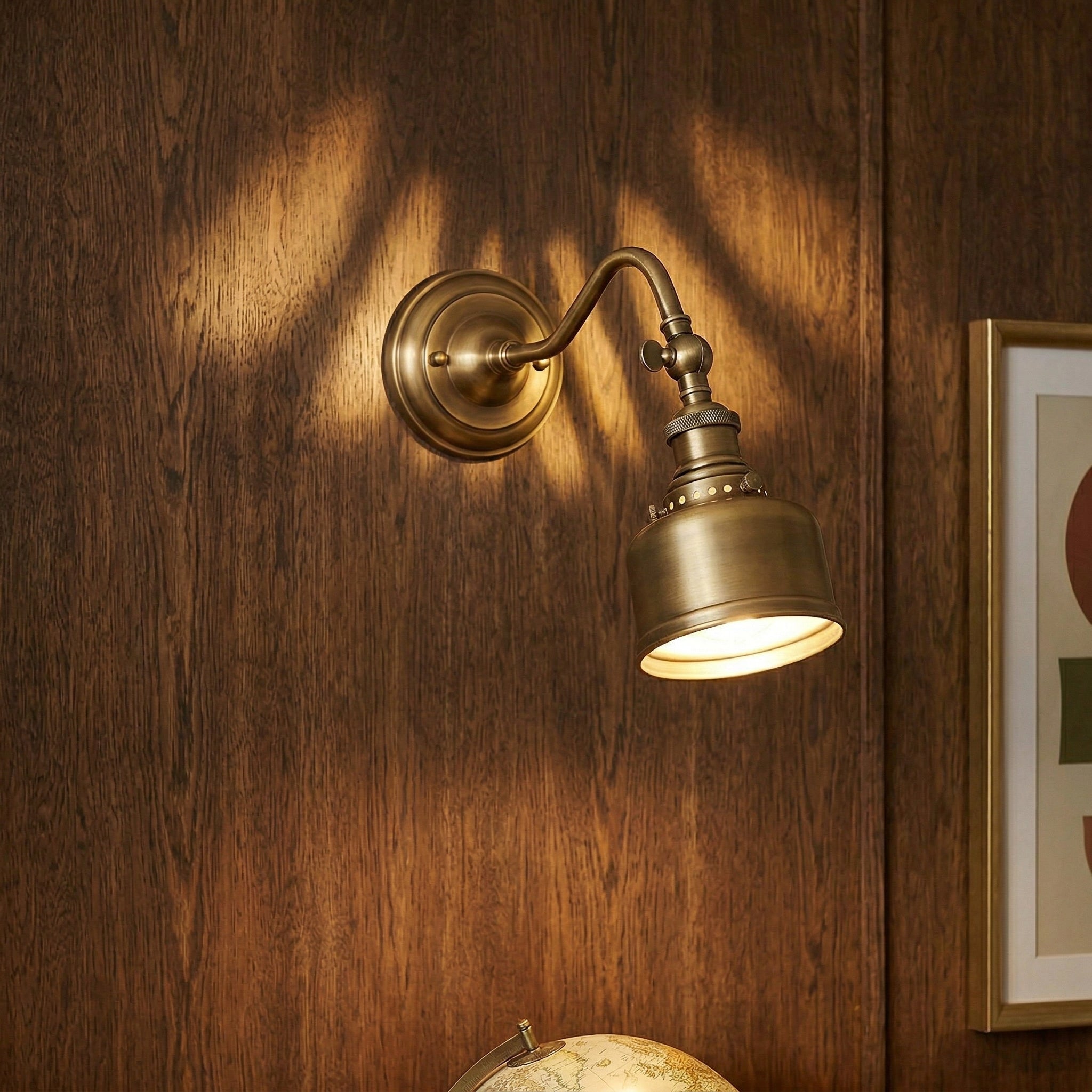 Aplique de pared vintage Nacarano