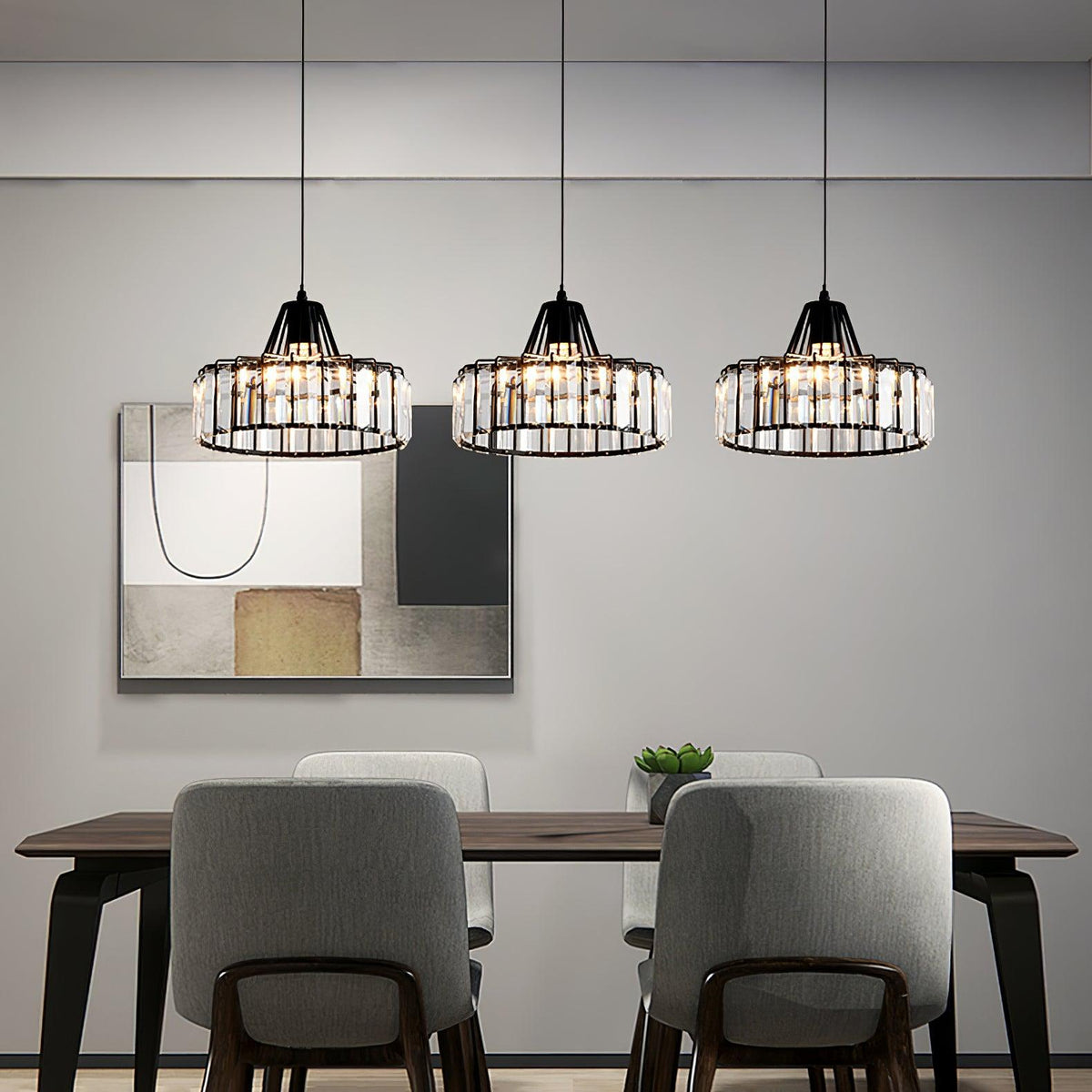 Crystal Drum Pendant Lamp – detail 4