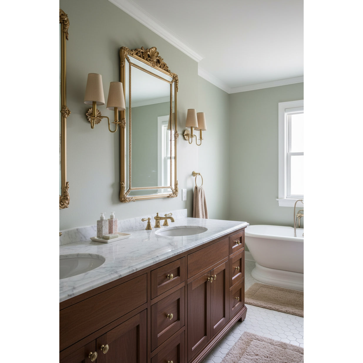 Aplique de pared doble Lirioea