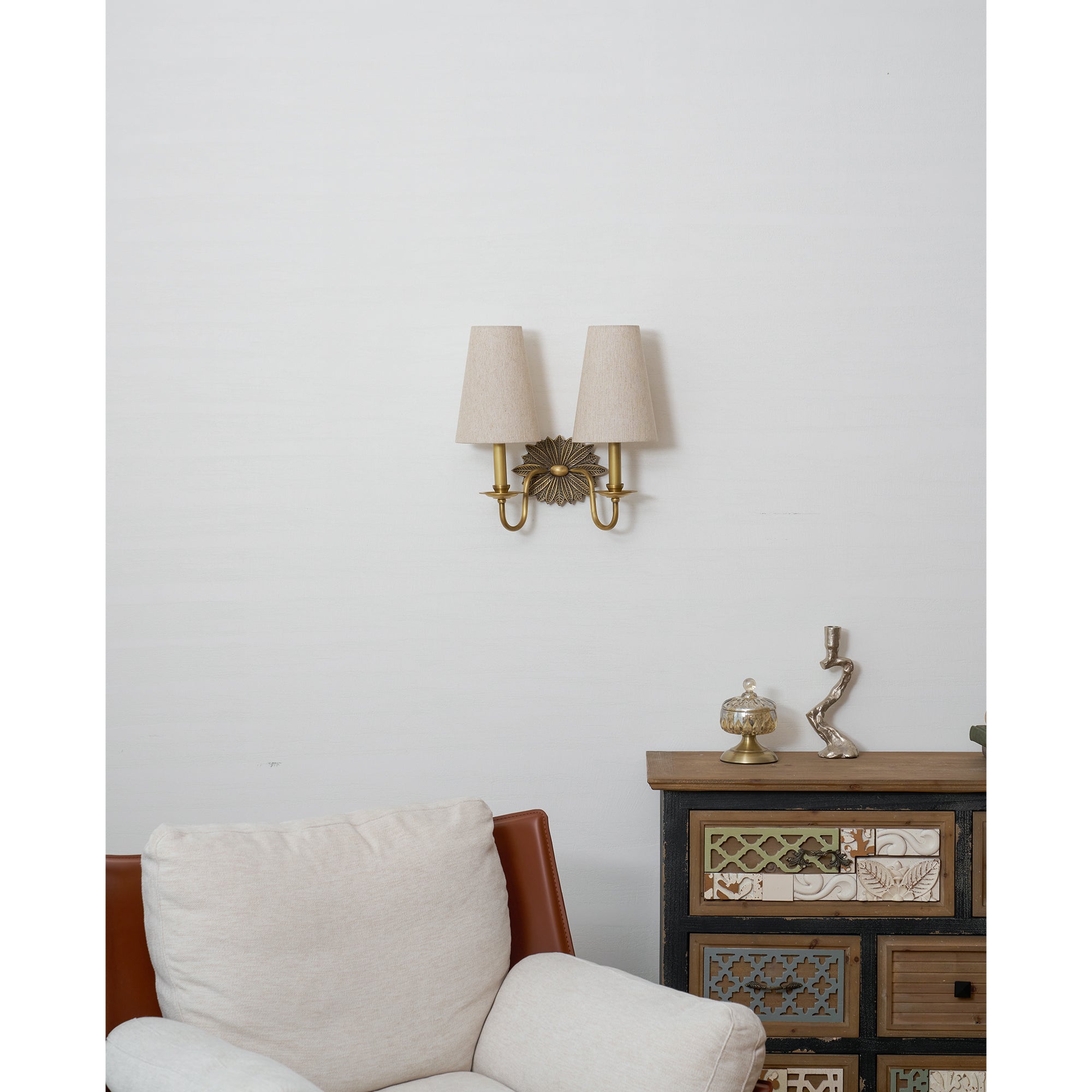 Aplique de pared doble Lirioea