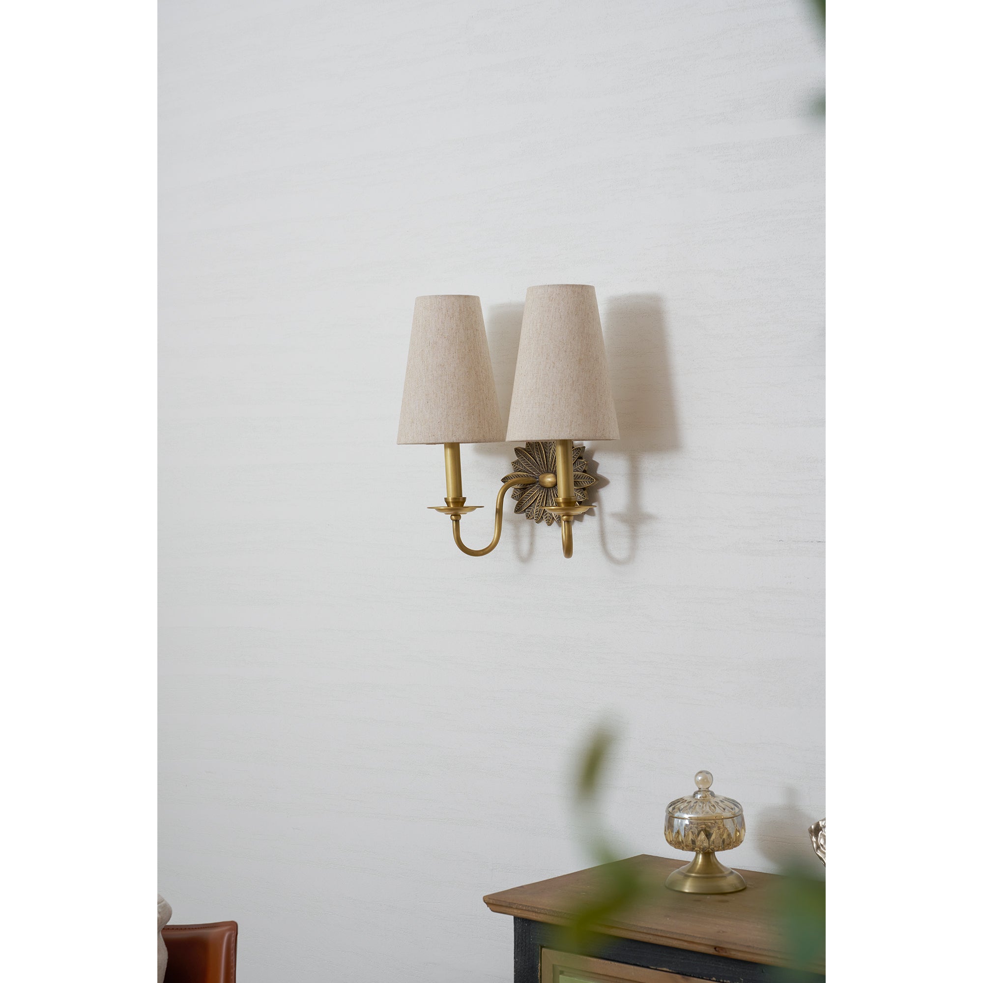 Aplique de pared doble Lirioea