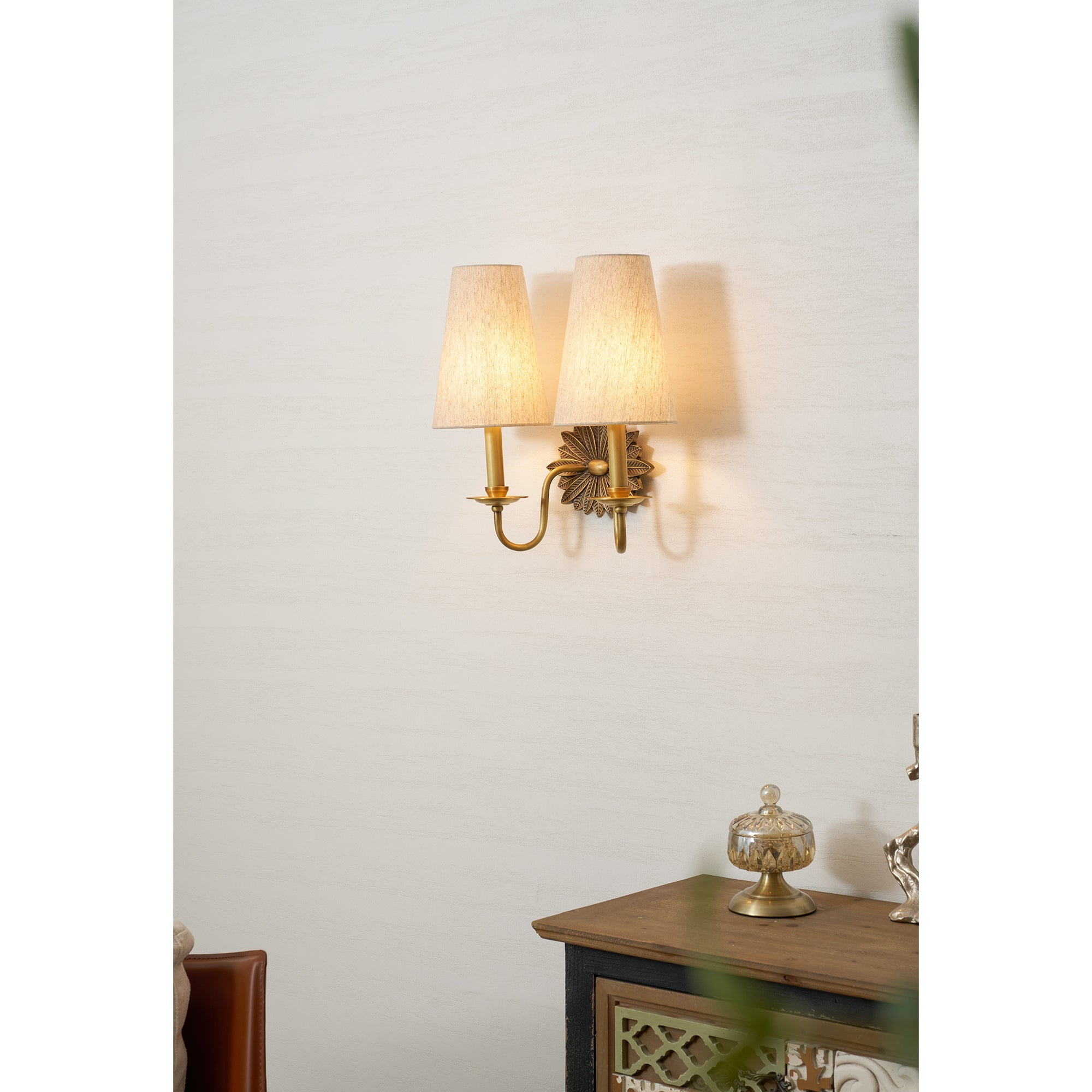 Aplique de pared doble Lirioea