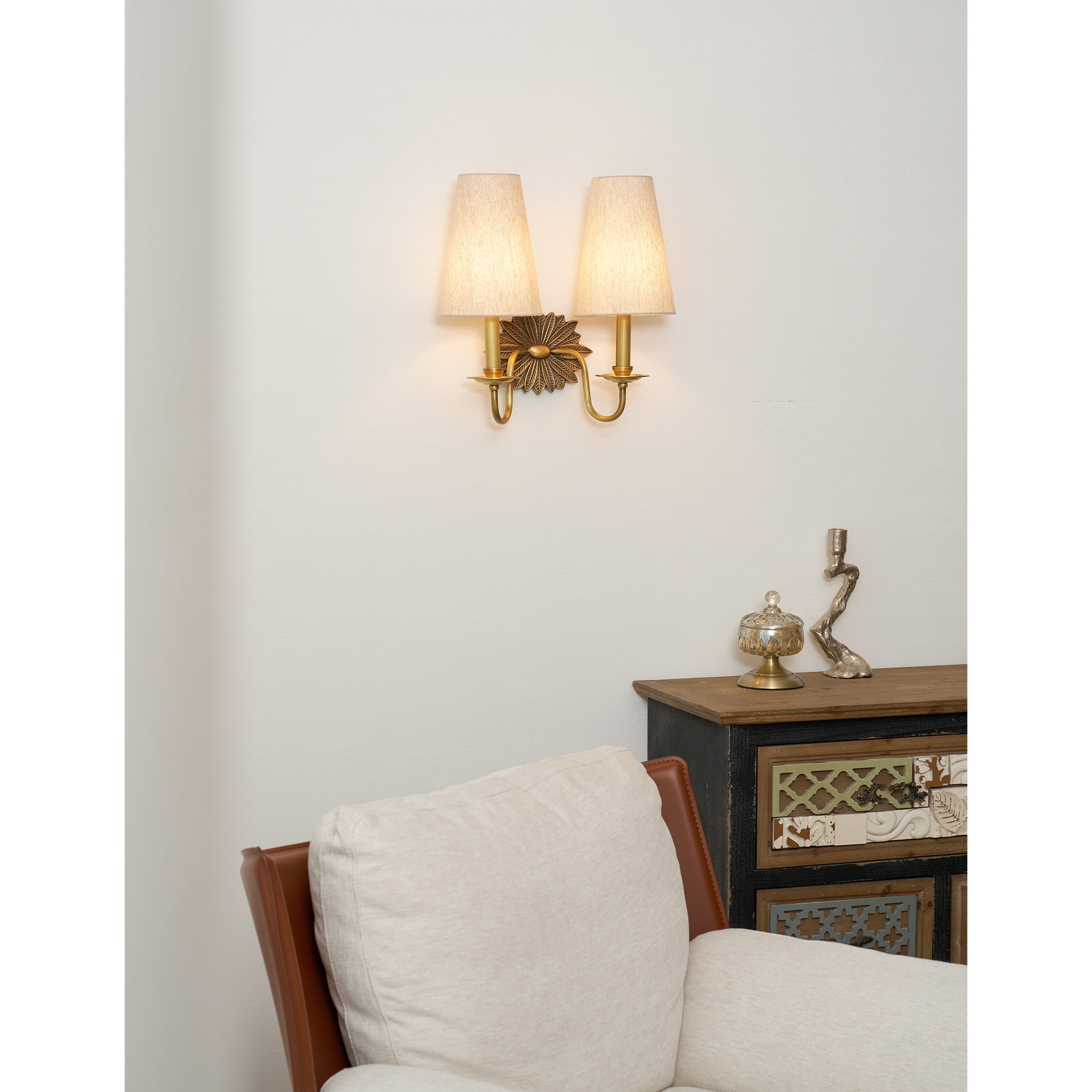 Aplique de pared doble Lirioea