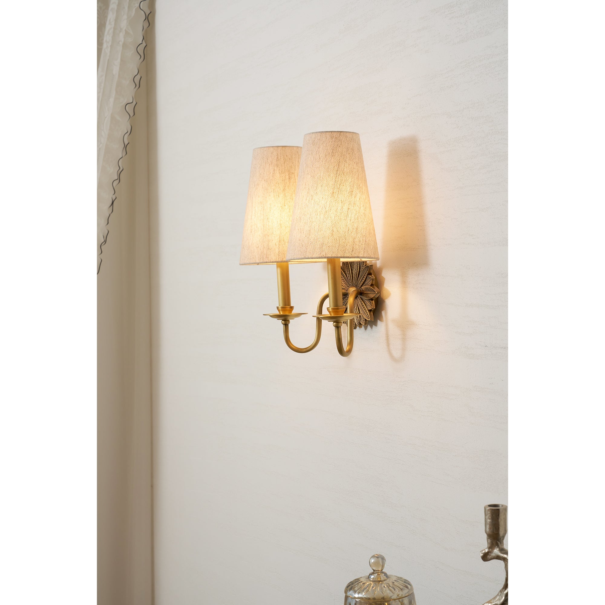 Aplique de pared doble Lirioea